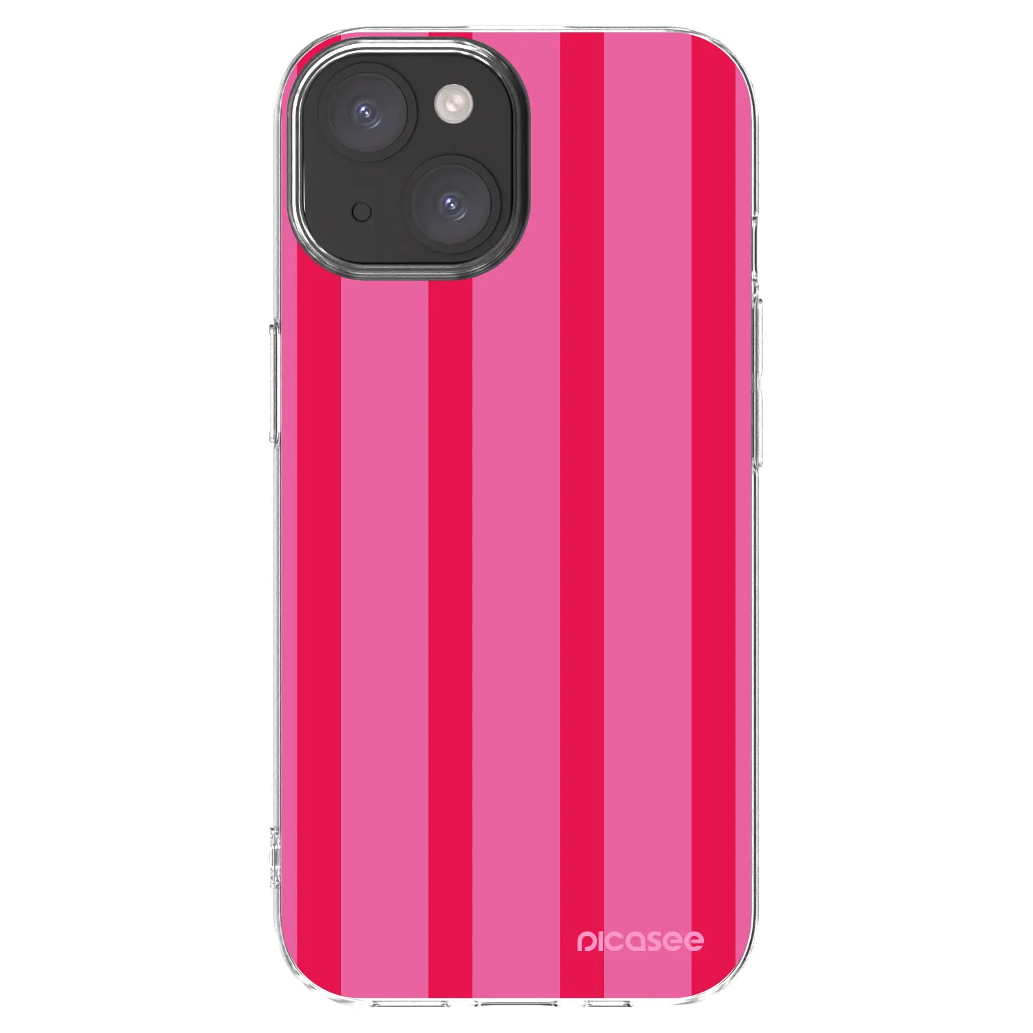 Picasee silikónový prehľadný obal pre Apple iPhone 15 - Hot tropic