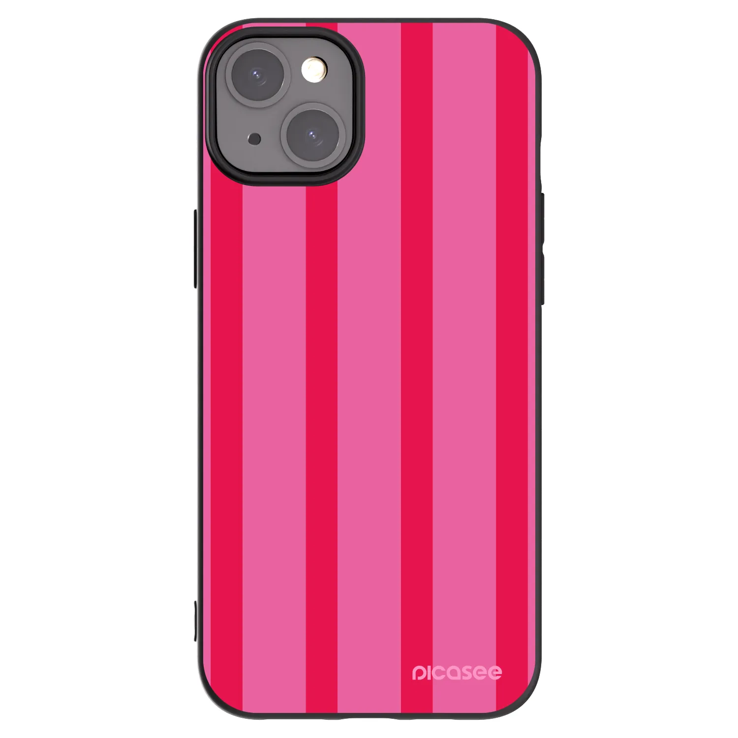 Picasee silikónový čierny obal pre Apple iPhone 15 Plus - Hot tropic