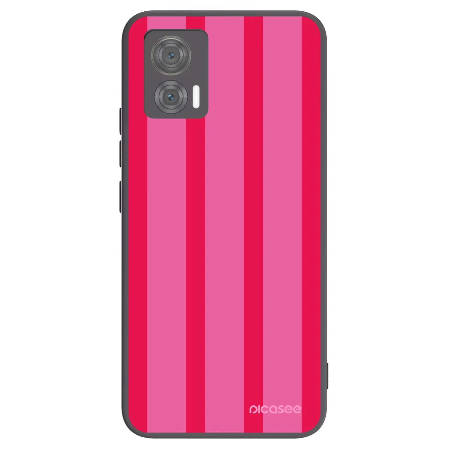 Picasee silikónový čierny obal pre Motorola Edge 30 Neo - Hot tropic