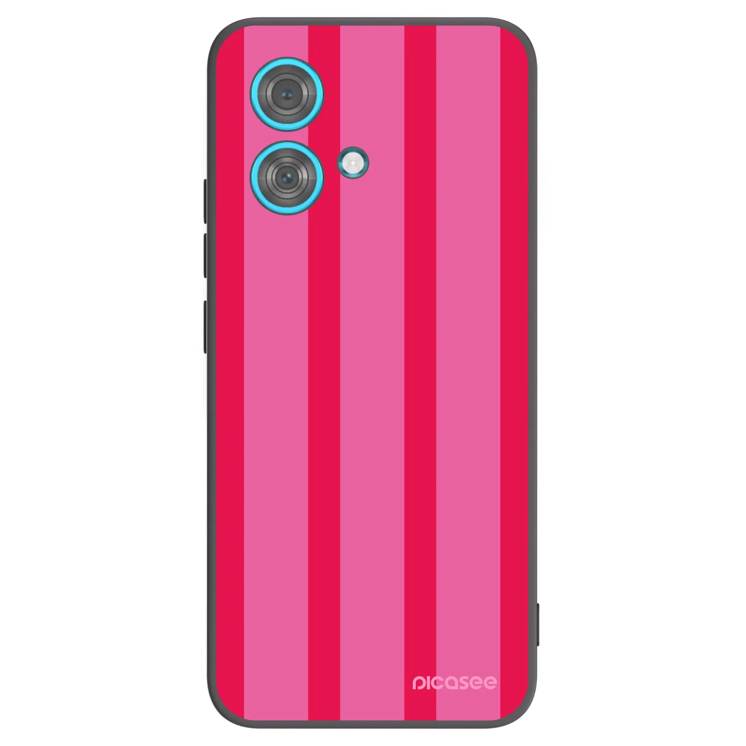 Picasee silikónový čierny obal pre Motorola Edge 40 Neo - Hot tropic