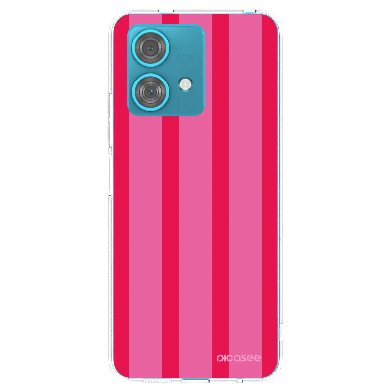 Picasee silikónový prehľadný obal pre Motorola Edge 40 Neo - Hot tropic