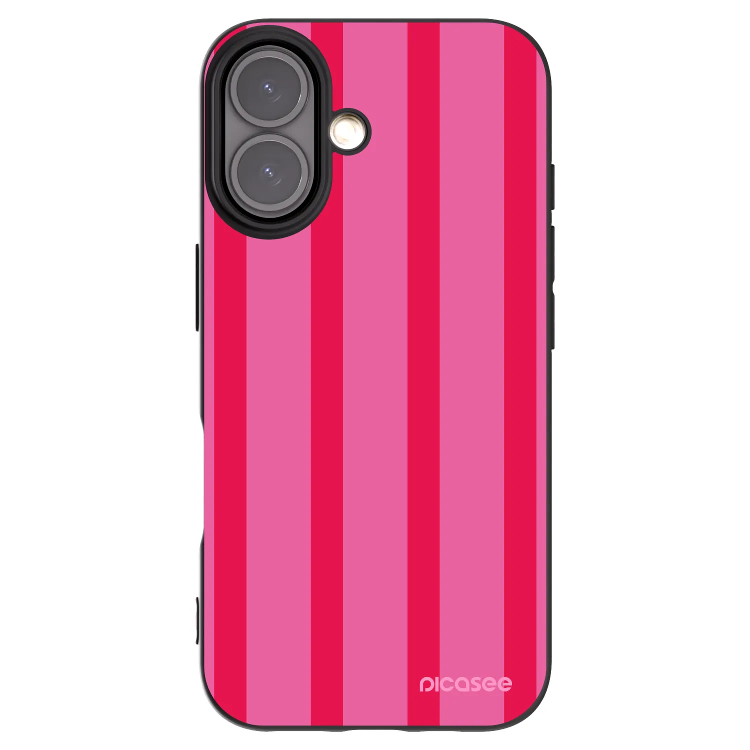 Picasee silikónový čierny obal pre Apple iPhone 16 - Hot tropic