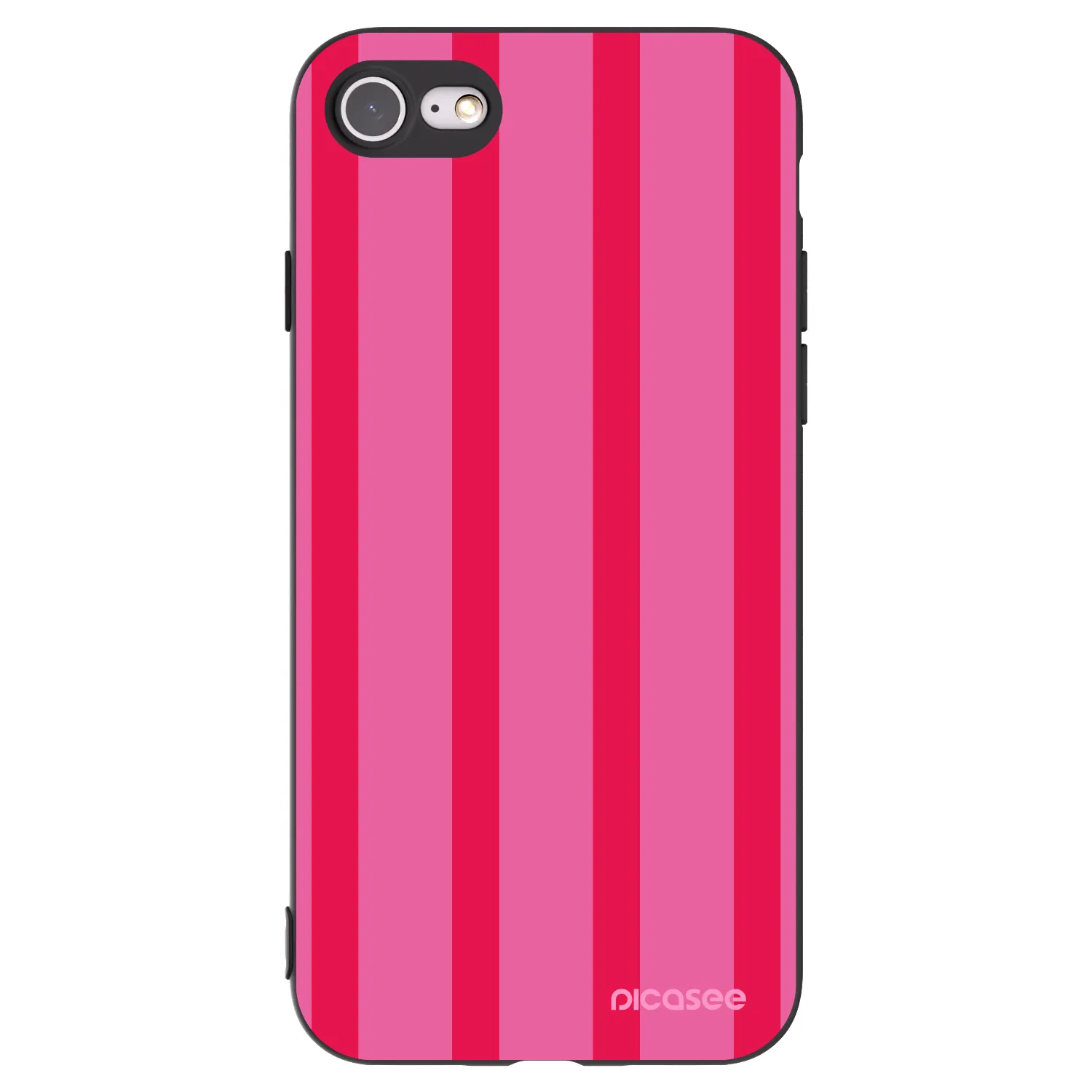 Picasee silikónový čierny obal pre Apple iPhone 8 - Hot tropic