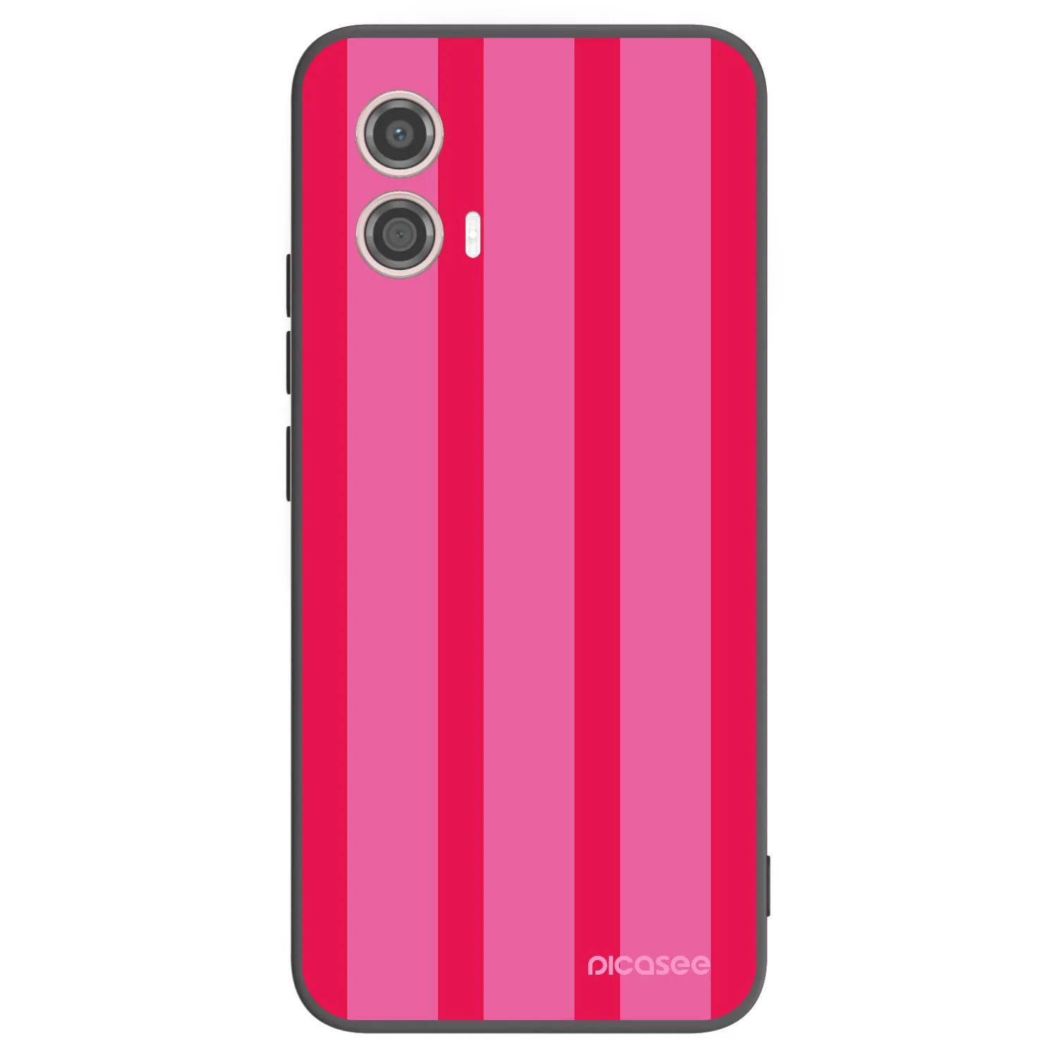 Picasee silikónový čierny obal pre Motorola Moto G53 5G - Hot tropic