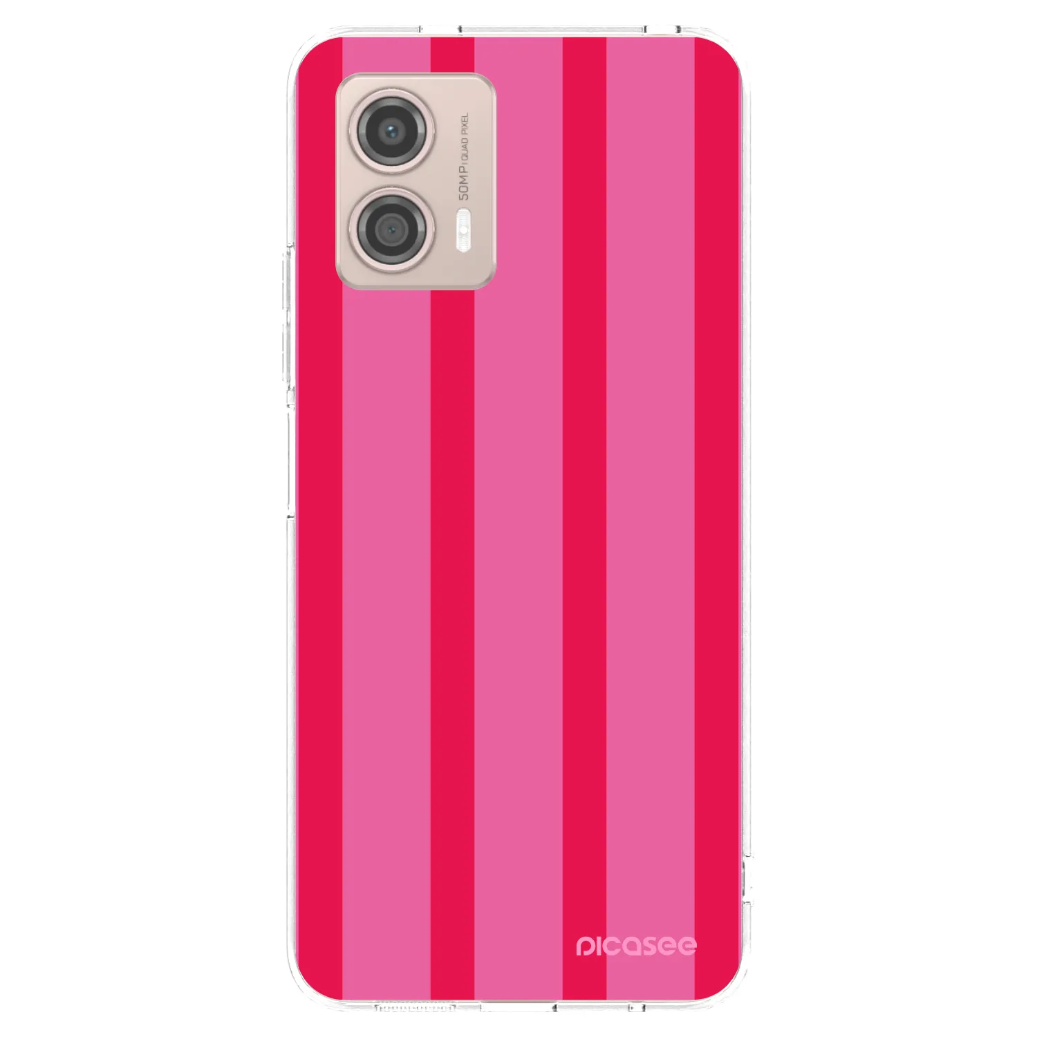Picasee silikónový prehľadný obal pre Motorola Moto G53 5G - Hot tropic