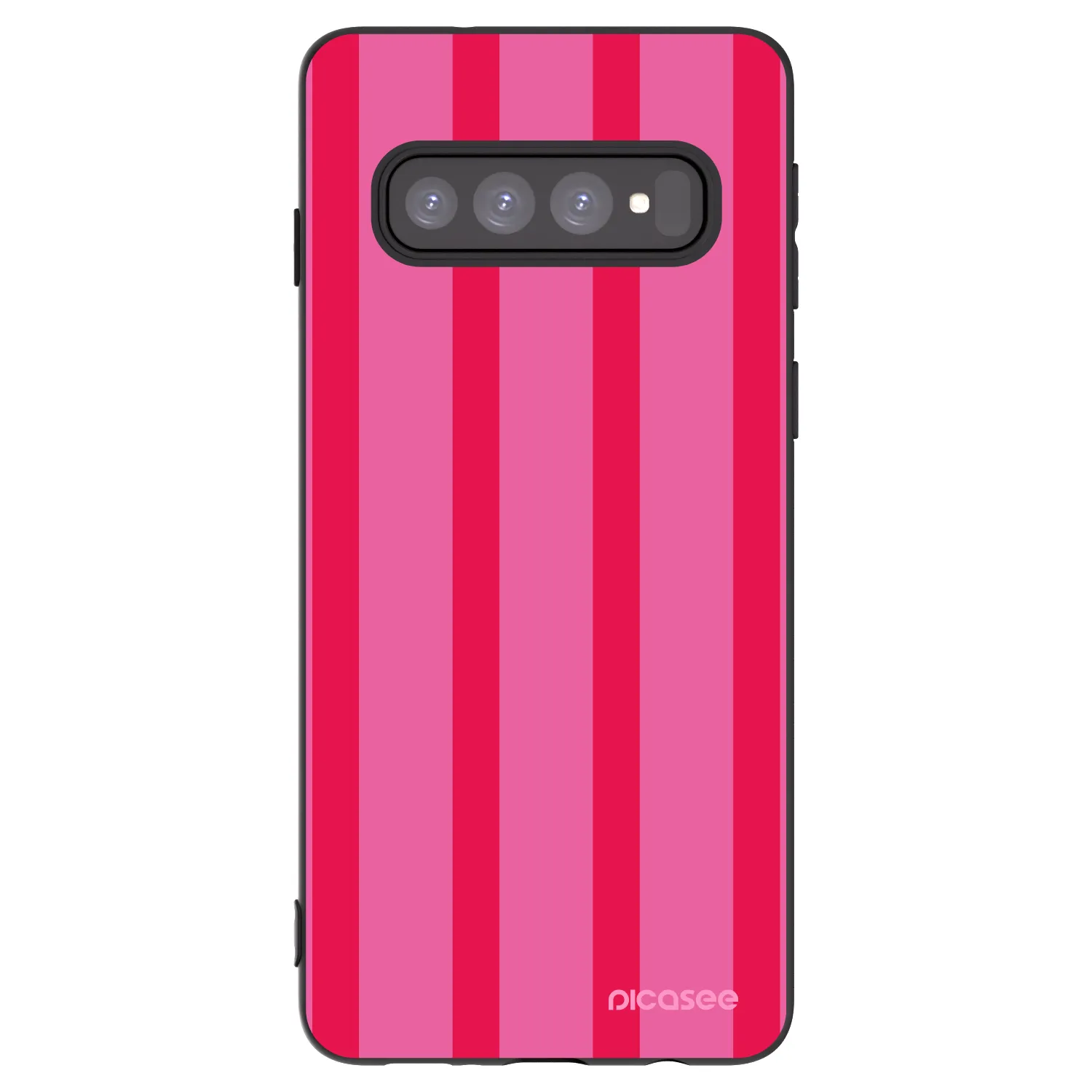 Picasee silikónový čierny obal pre Samsung Galaxy S10 G973 - Hot tropic