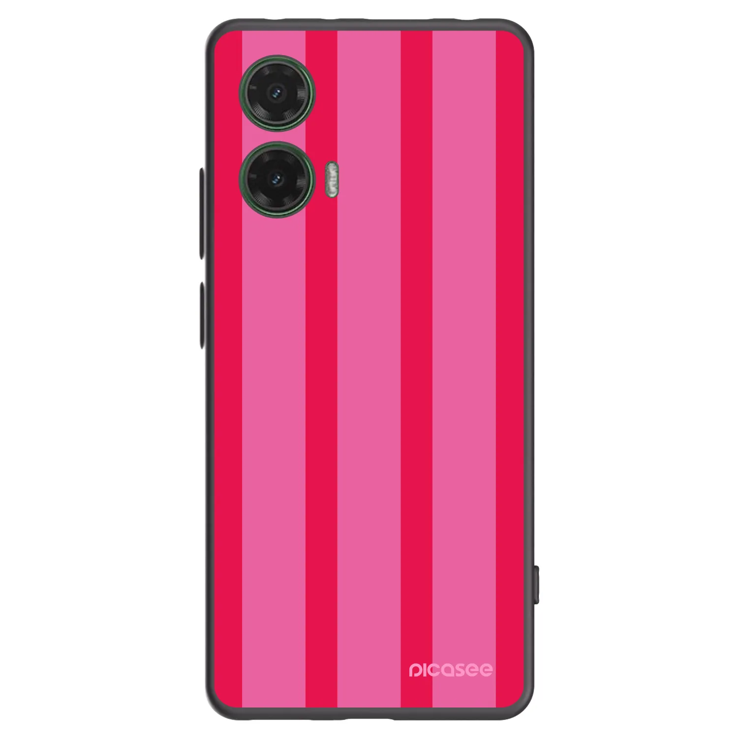 Picasee silikónový čierny obal pre Motorola Moto G35 5G - Hot tropic