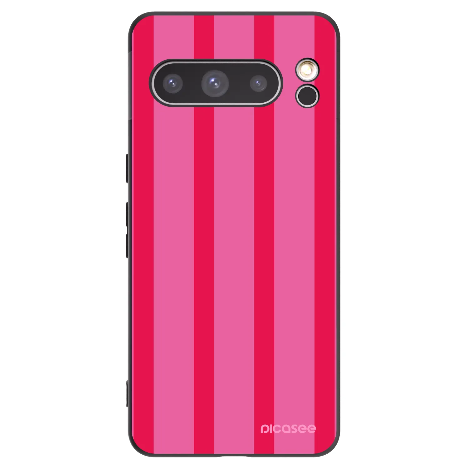 Picasee silikónový čierny obal pre Google Pixel 8 Pro - Hot tropic