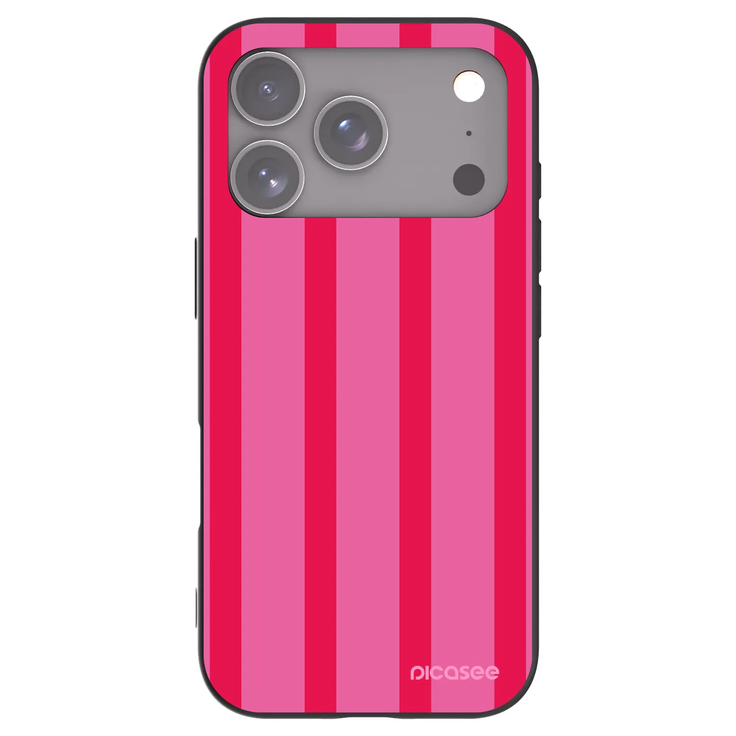 Picasee silikónový čierny obal pre Apple iPhone 17 Pro - Hot tropic