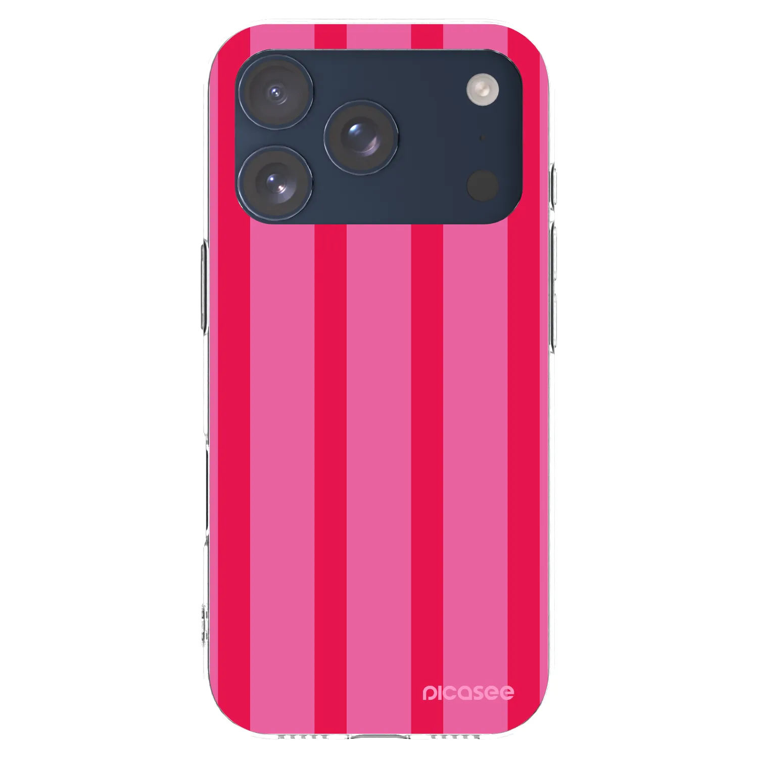 Picasee silikónový prehľadný obal pre Apple iPhone 17 Pro - Hot tropic