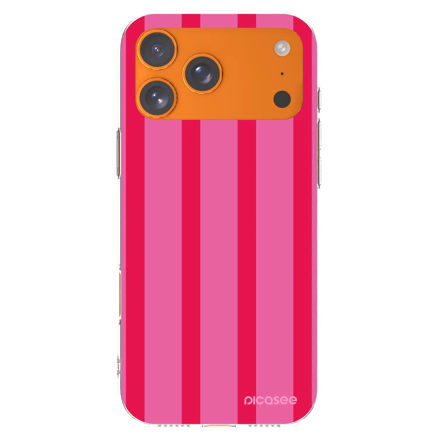 Picasee silikónový prehľadný obal pre Apple iPhone 17 Pro Max - Hot tropic