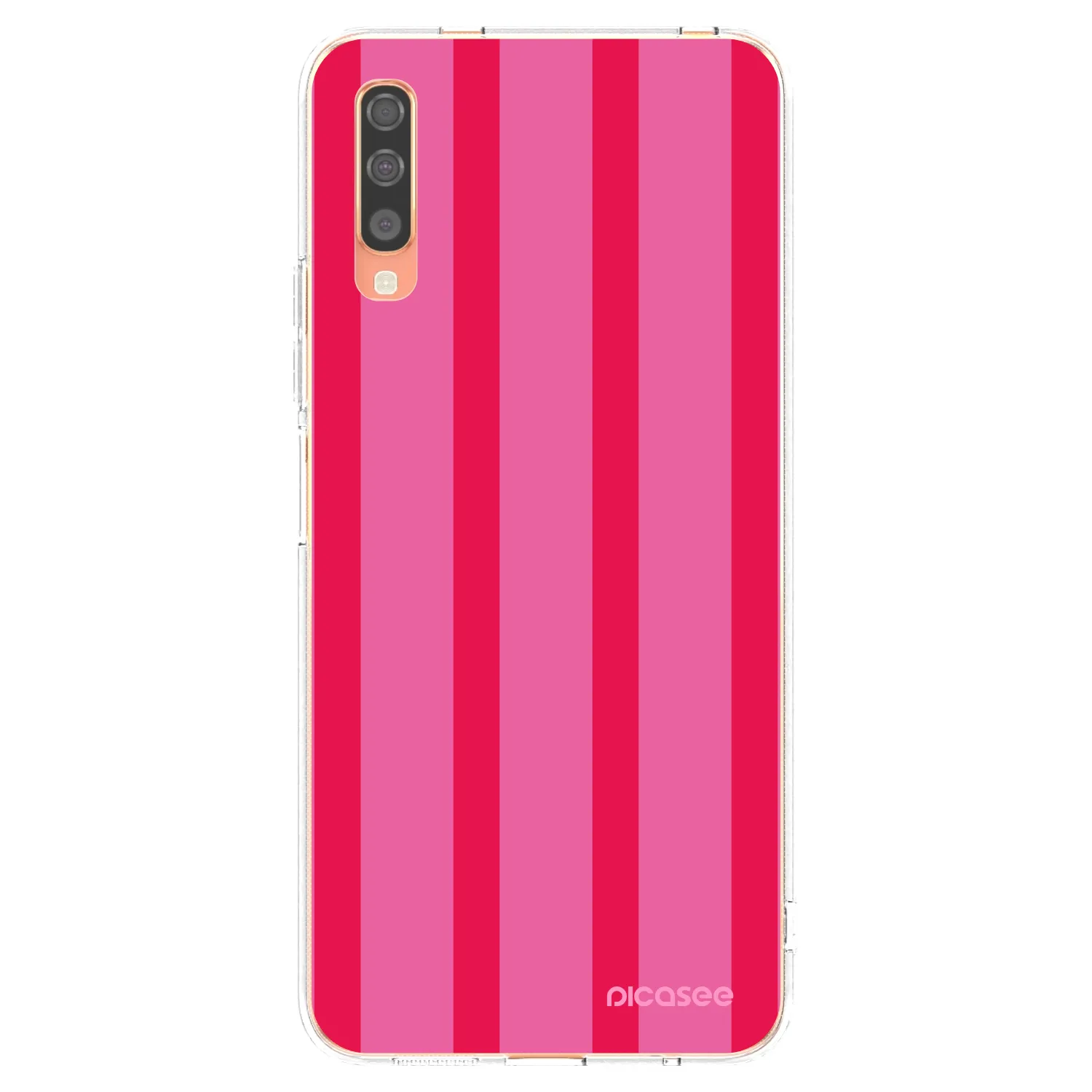 Picasee silikónový prehľadný obal pre Samsung Galaxy A70 A705F - Hot tropic