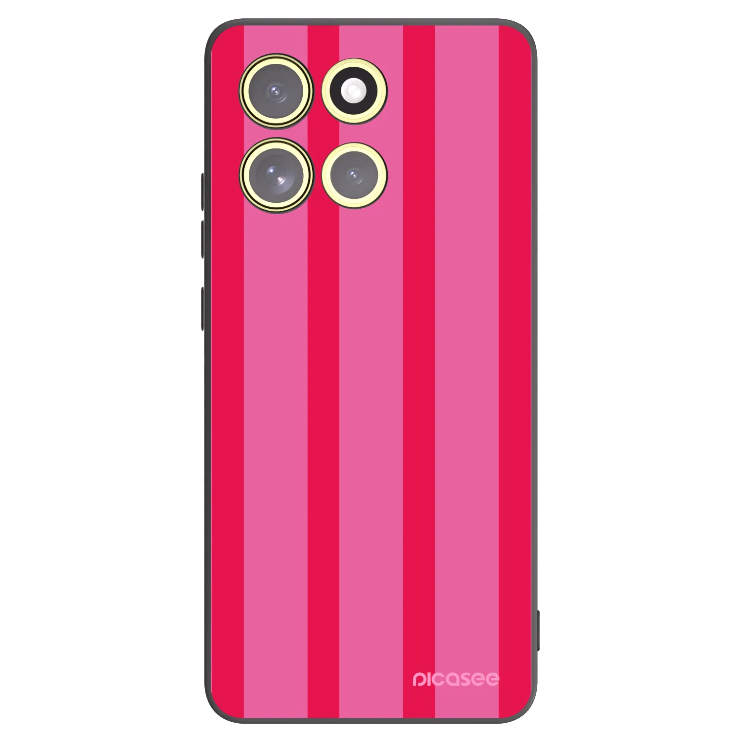 Picasee silikónový čierny obal pre Motorola Moto G86 5G - Hot tropic