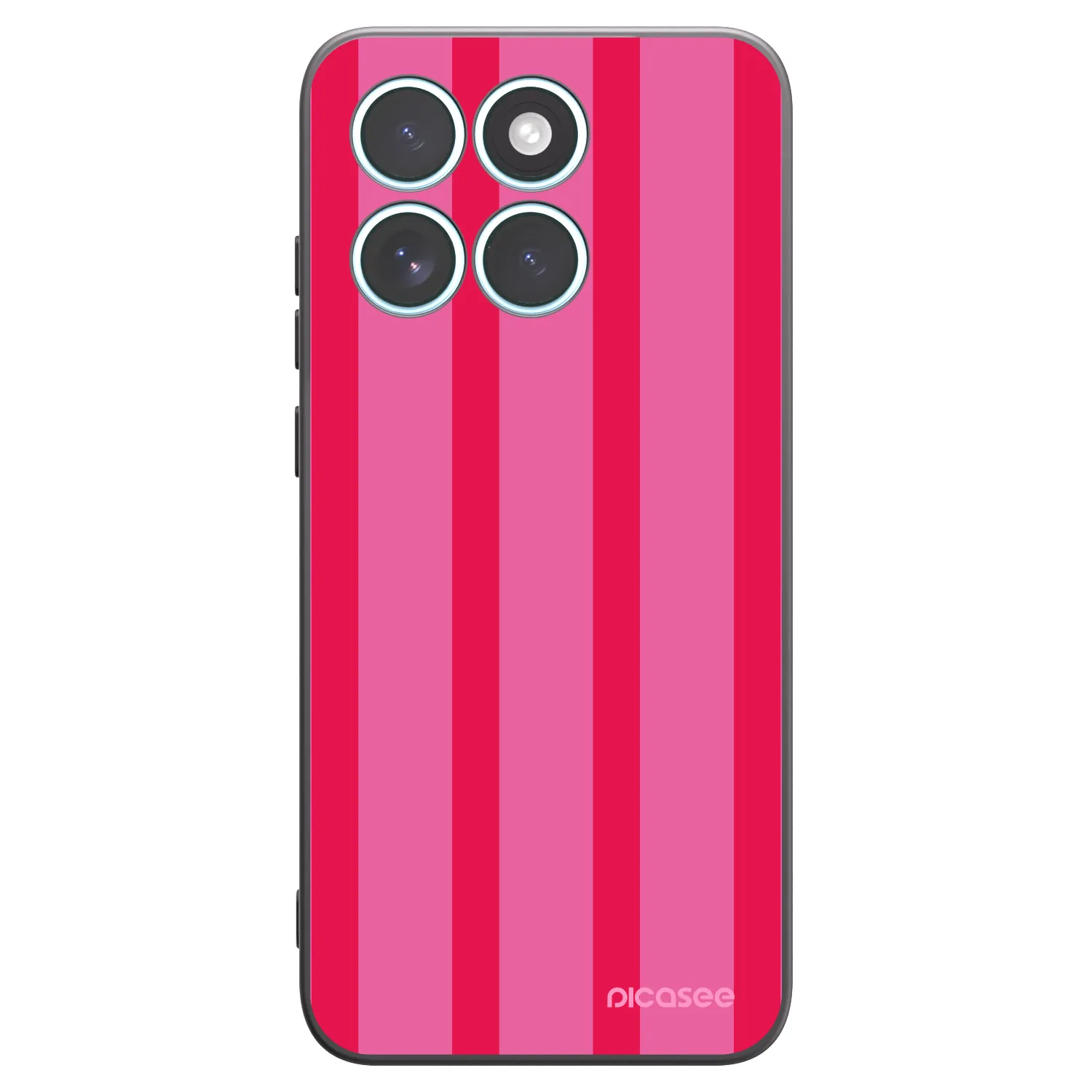 Picasee silikónový čierny obal pre Motorola Edge 70 Fusion - Hot tropic