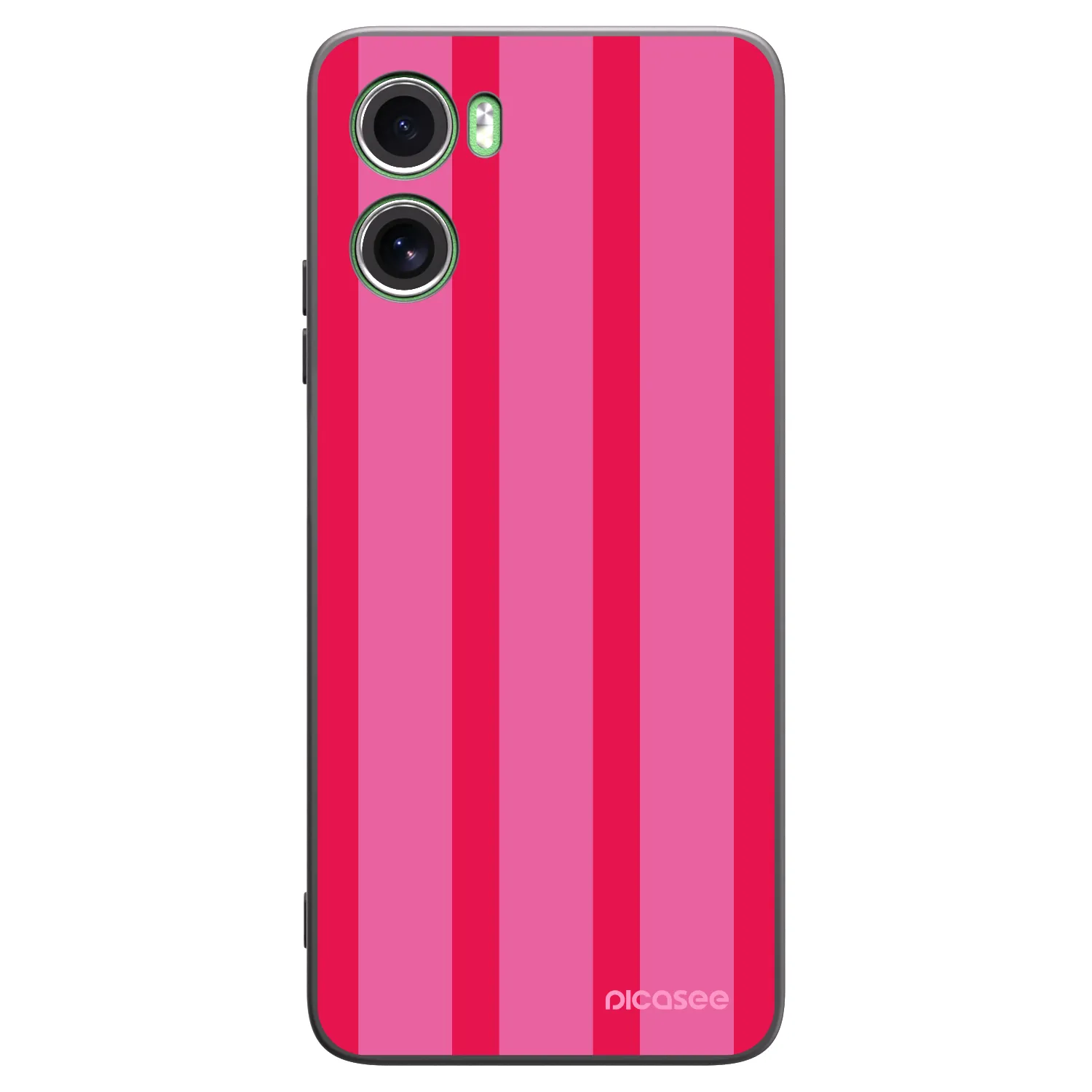 Picasee silikónový čierny obal pre Motorola Moto G06 - Hot tropic