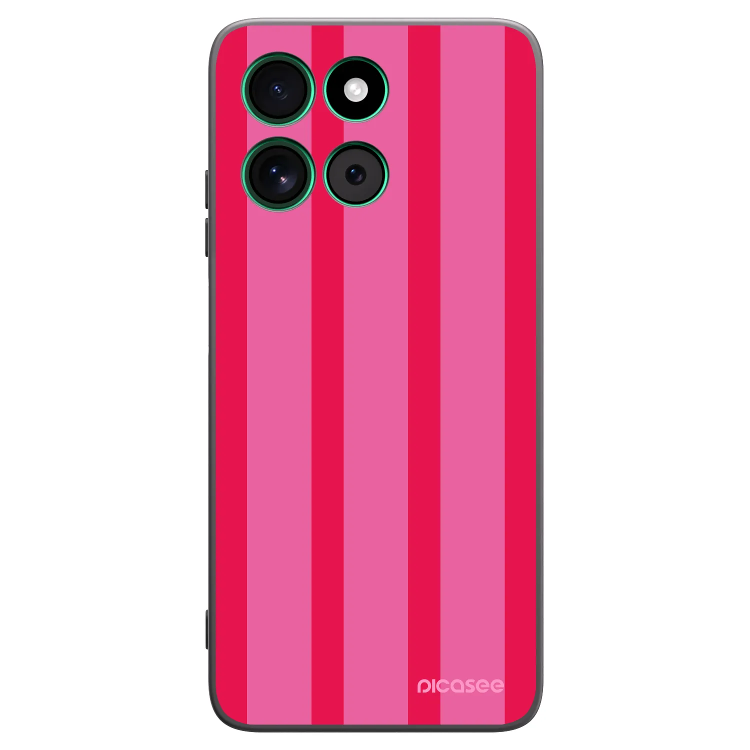 Picasee silikónový čierny obal pre Motorola Moto G57 Power - Hot tropic