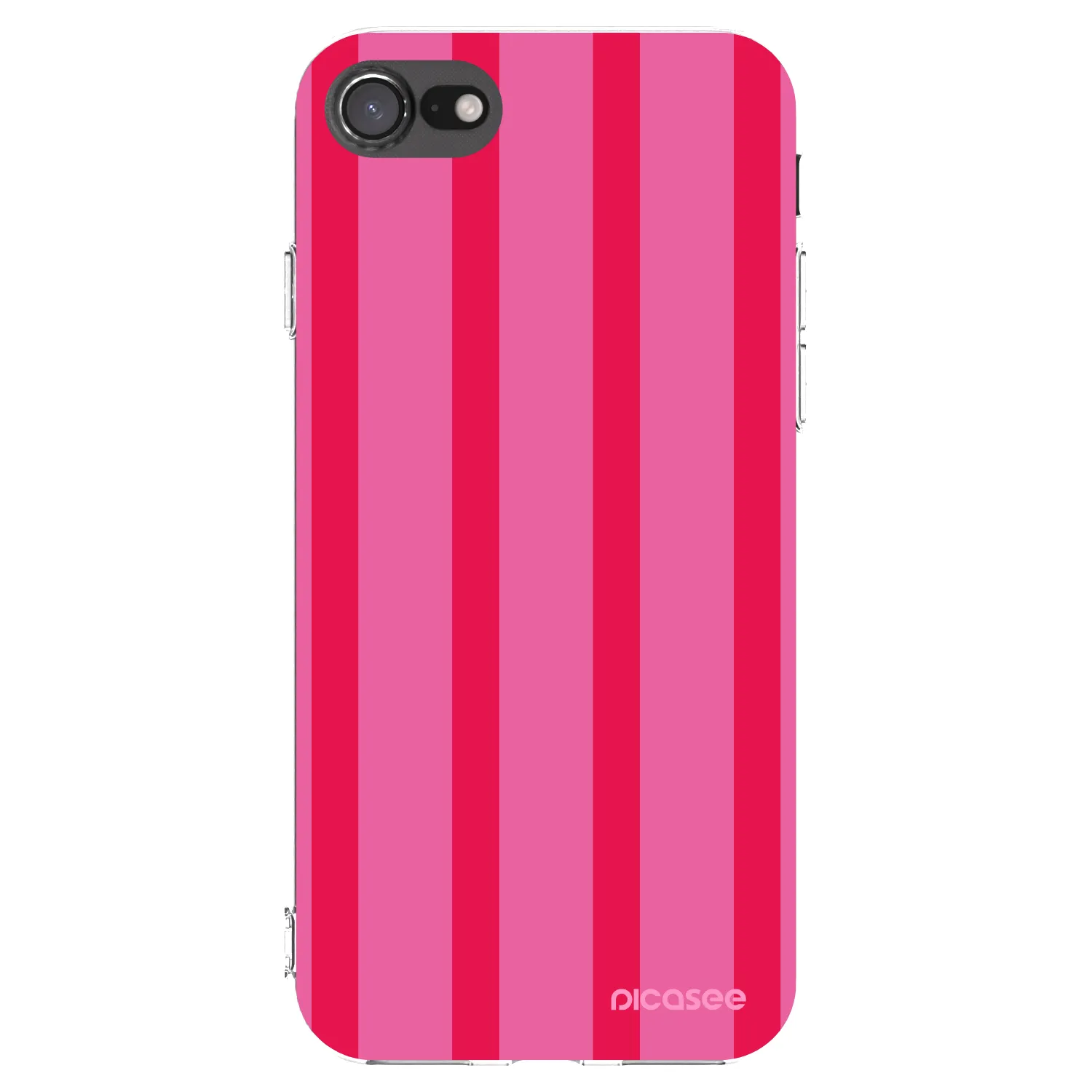 Picasee silikónový prehľadný obal pre Apple iPhone 8 - Hot tropic