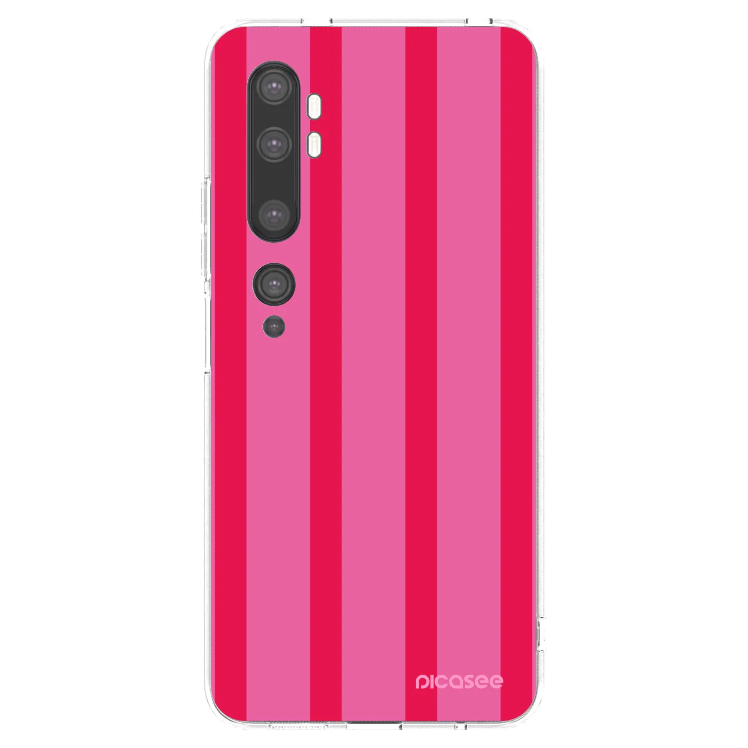 Picasee silikónový prehľadný obal pre Xiaomi Mi Note 10 (Pro) - Hot tropic