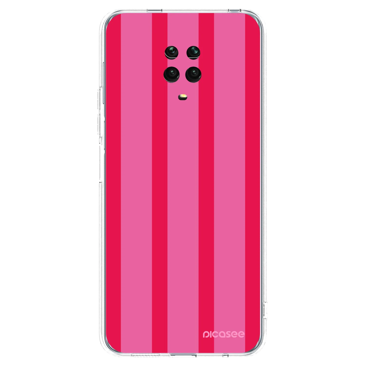 Picasee silikónový prehľadný obal pre Xiaomi Redmi Note 9 Pro - Hot tropic