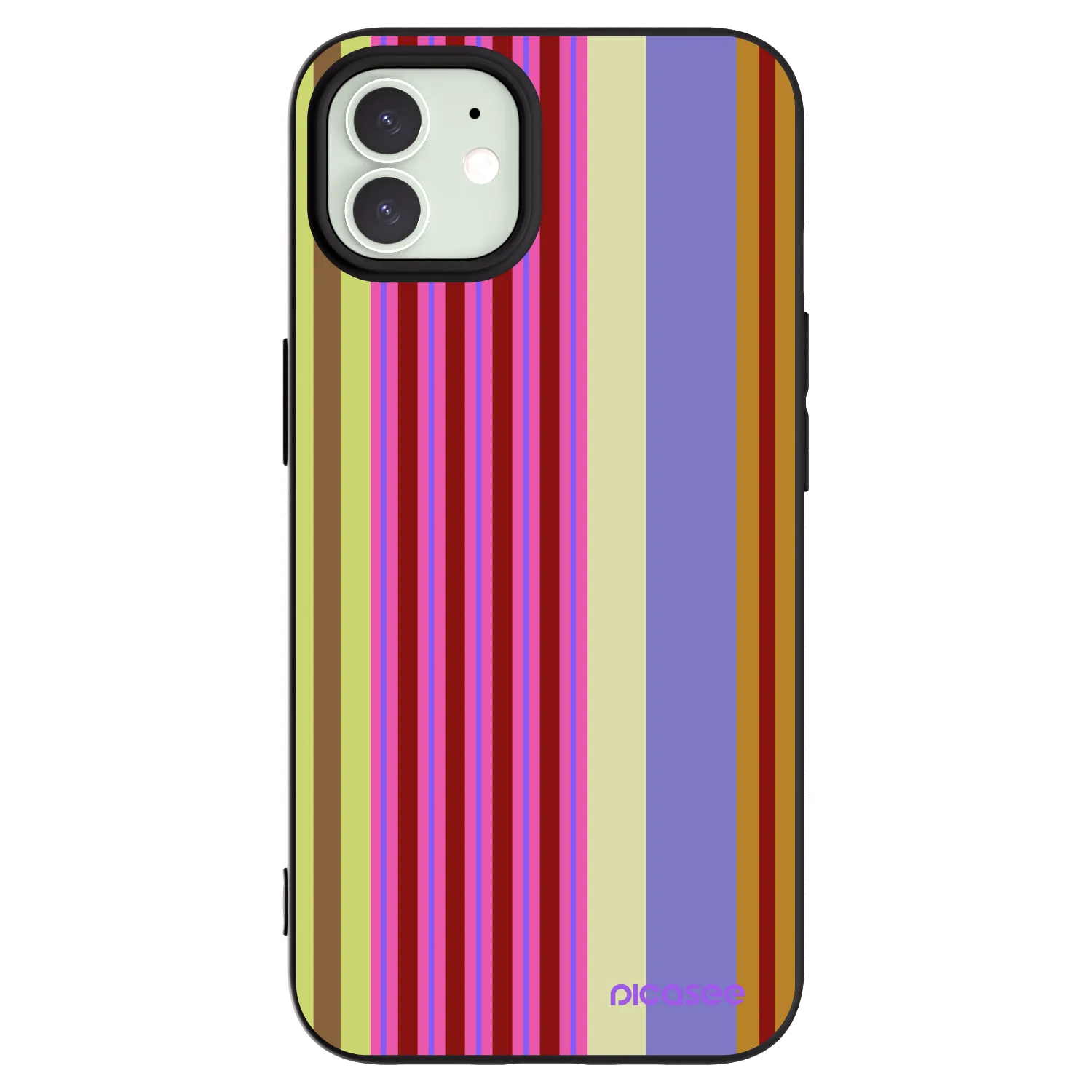 Picasee silikónový čierny obal pre Apple iPhone 12 Pro - Late checkout