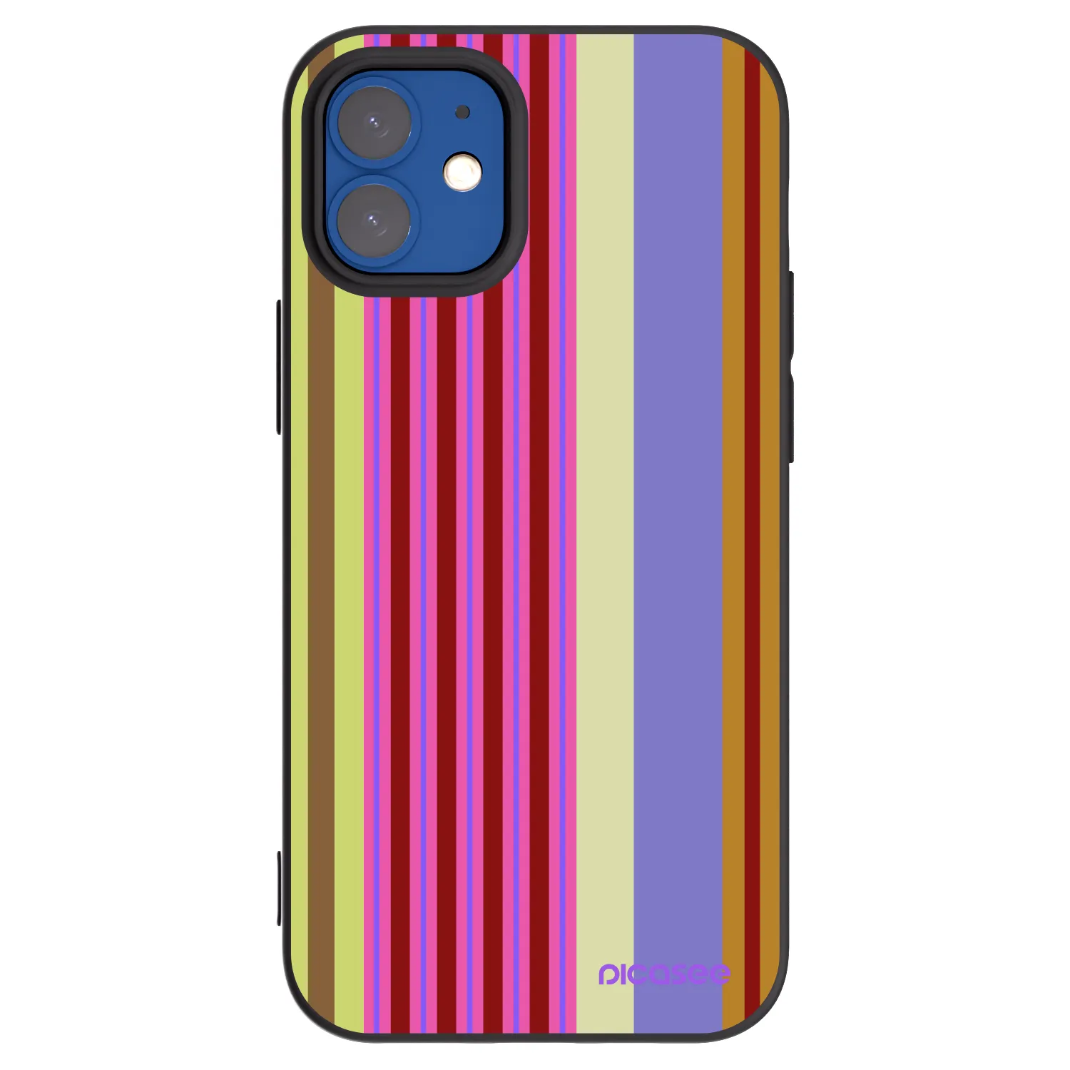 Picasee silikónový čierny obal pre Apple iPhone 12 mini - Late checkout