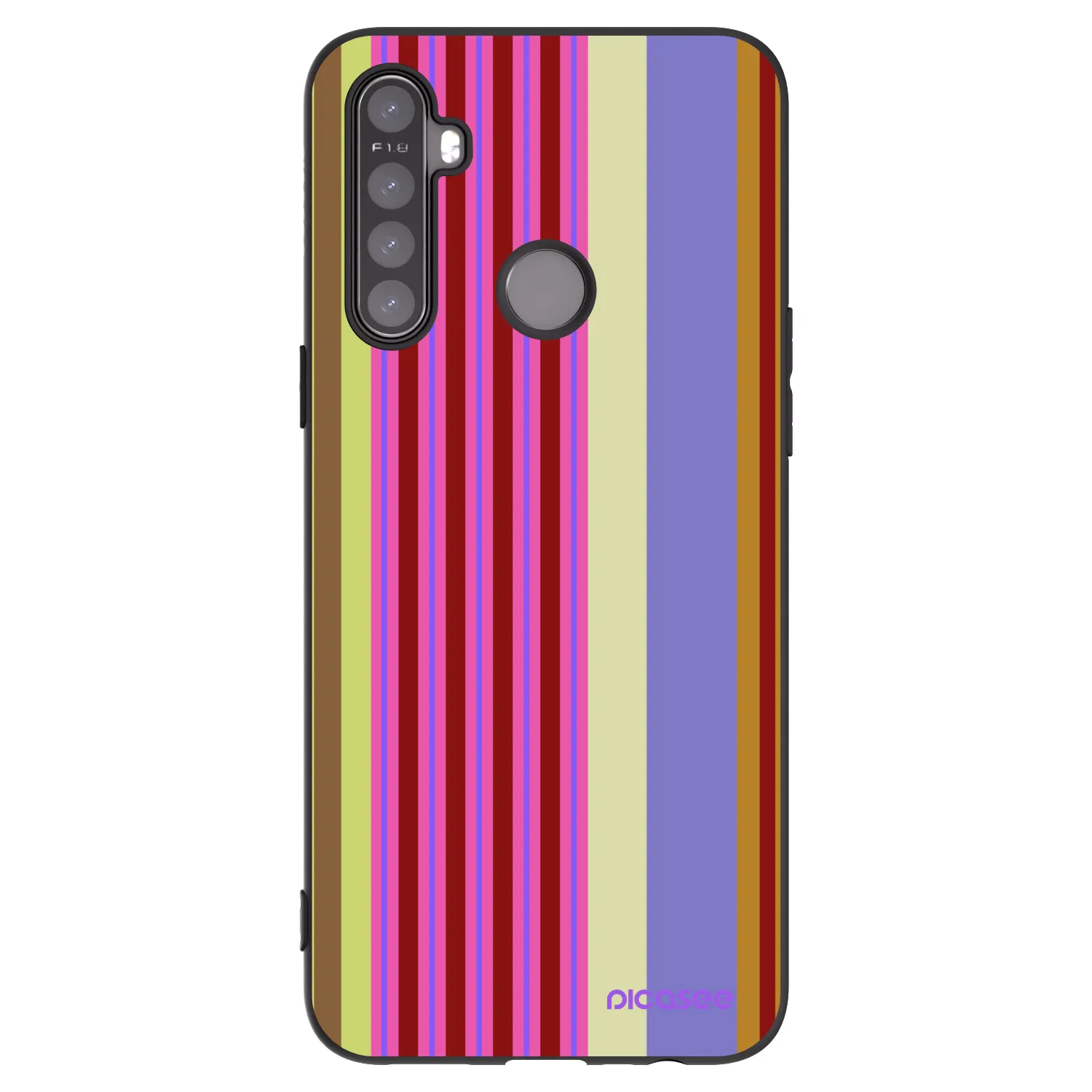 Picasee silikónový čierny obal pre Realme 6i - Late checkout