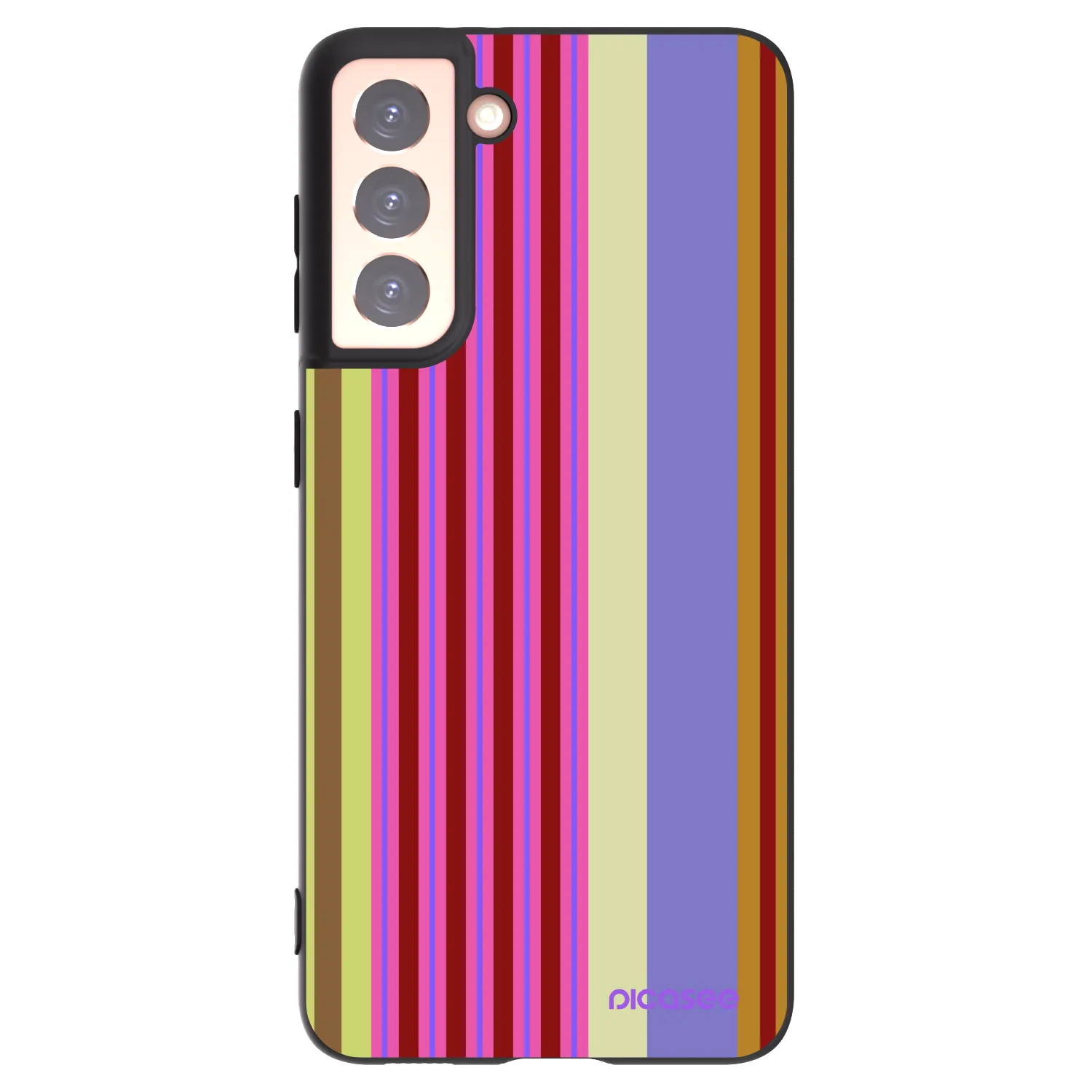 Picasee silikónový čierny obal pre Samsung Galaxy S21 5G G991B - Late checkout