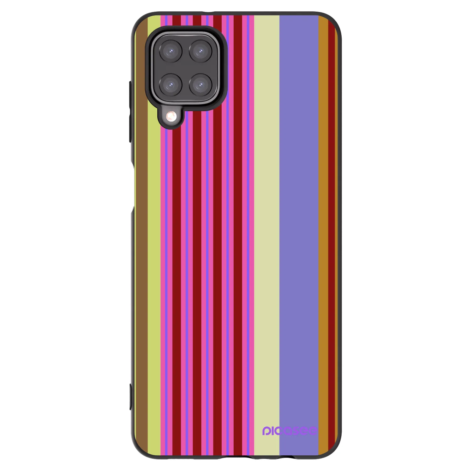 Picasee silikónový čierny obal pre Samsung Galaxy A12 A125F - Late checkout