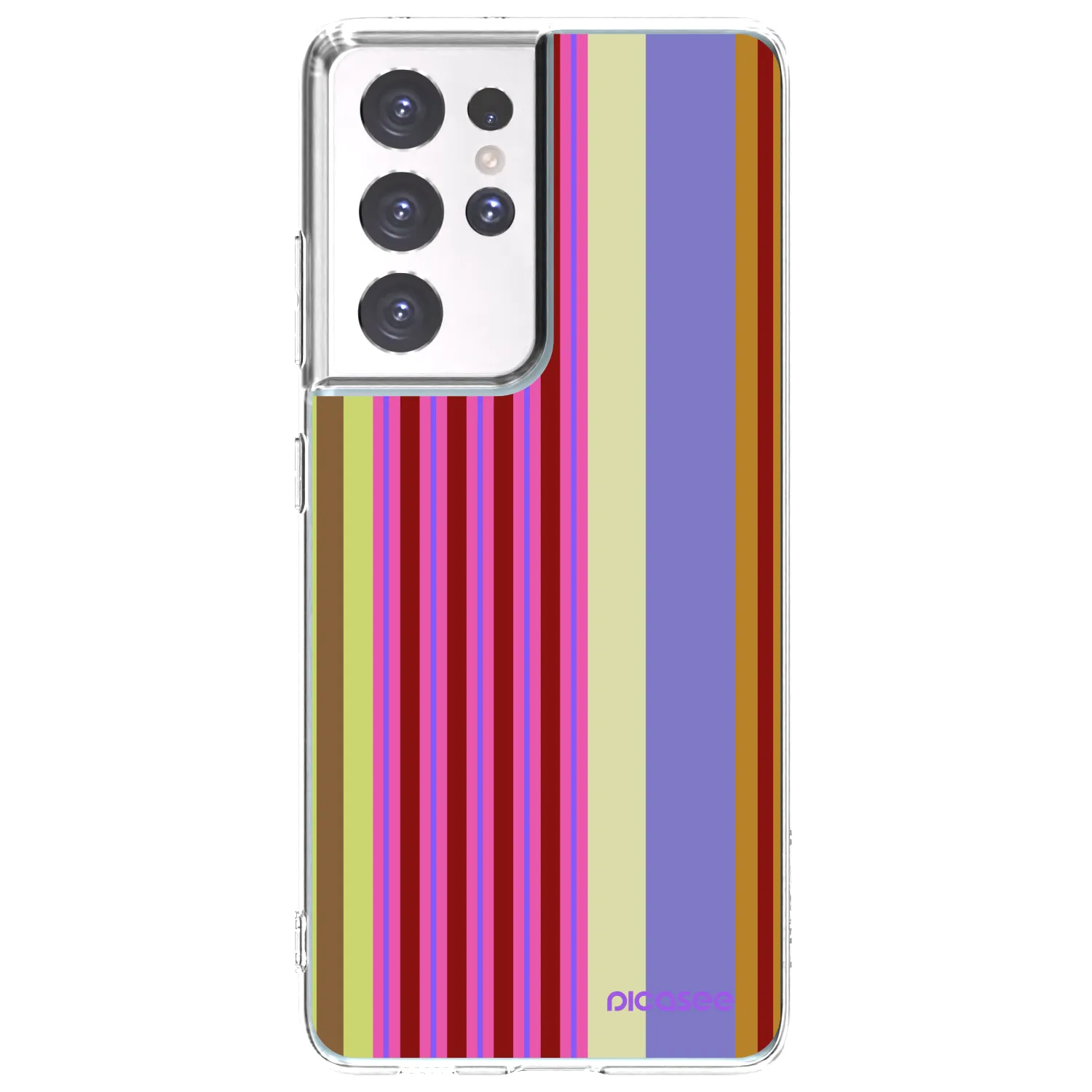 Picasee silikónový prehľadný obal pre Samsung Galaxy S21 Ultra 5G G998B - Late checkout