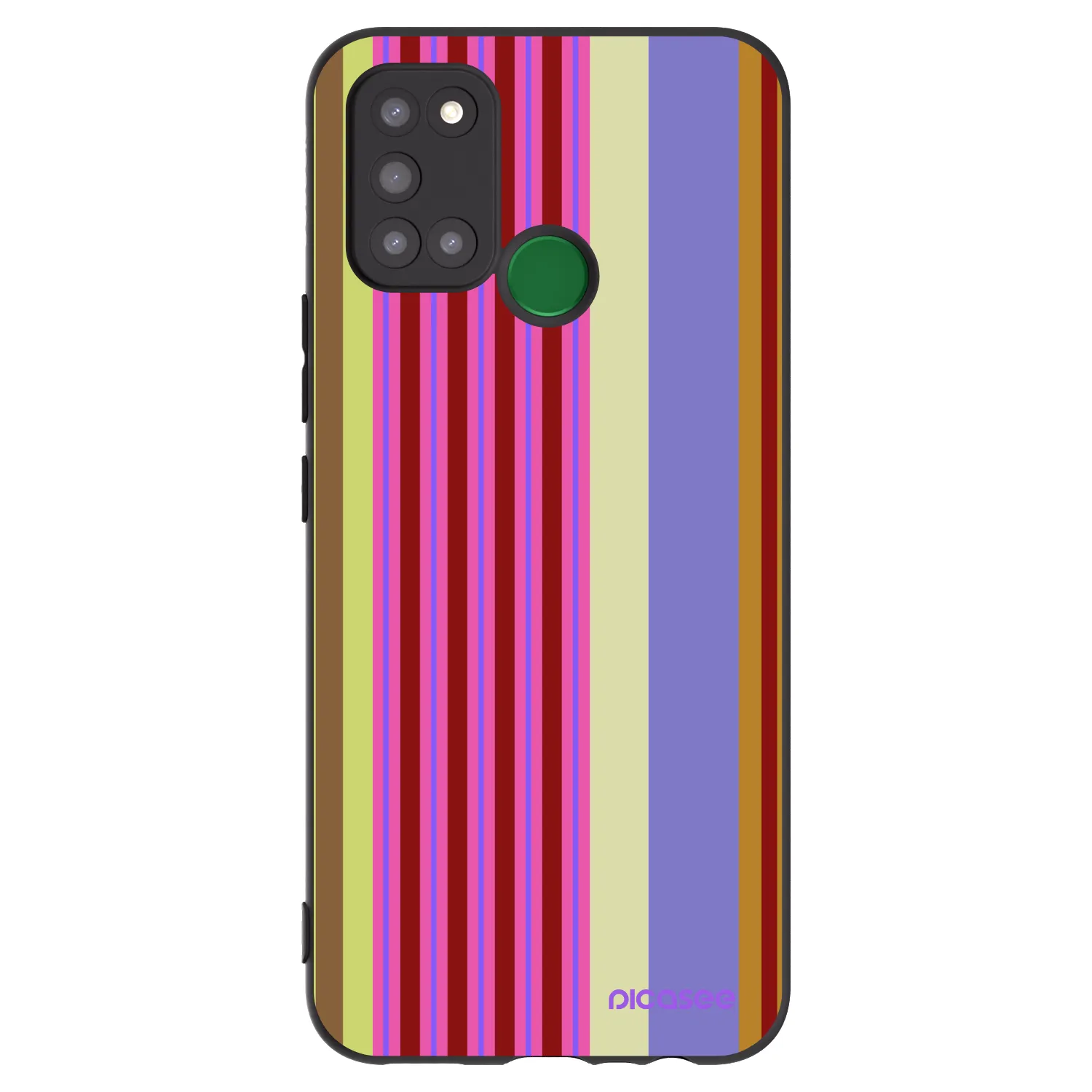 Picasee silikónový čierny obal pre Realme 7i - Late checkout