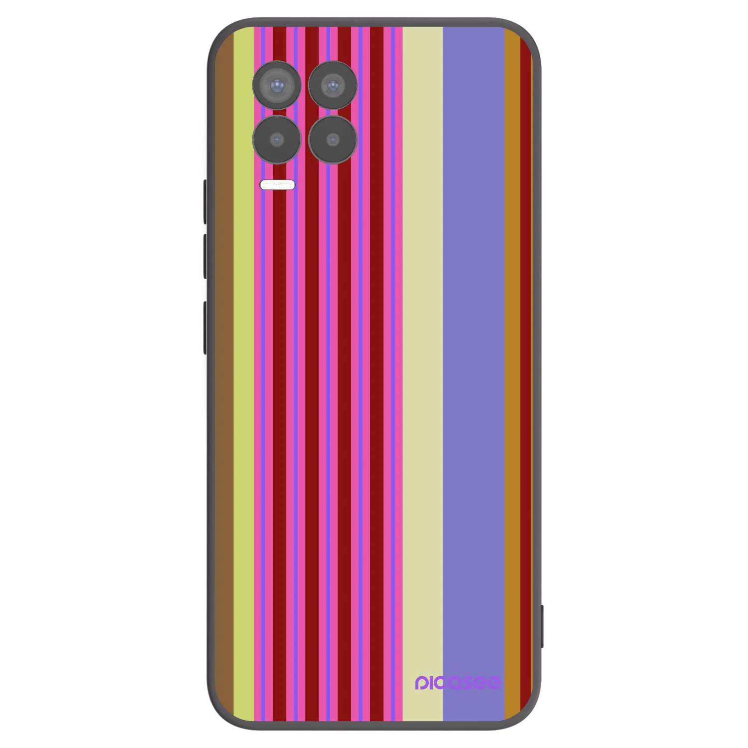 Picasee silikónový čierny obal pre Realme 8 4G - Late checkout