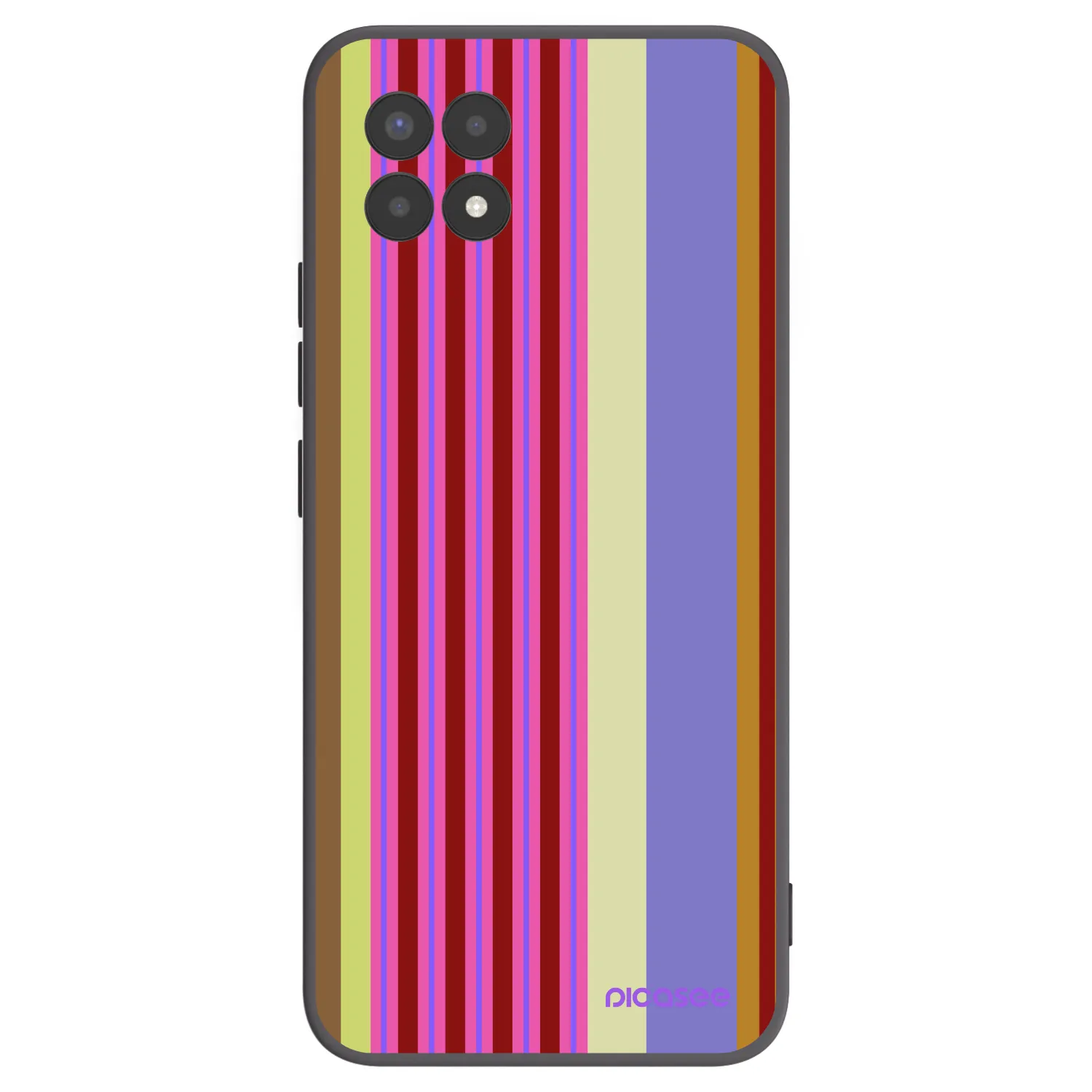 Picasee silikónový čierny obal pre Realme 8i - Late checkout