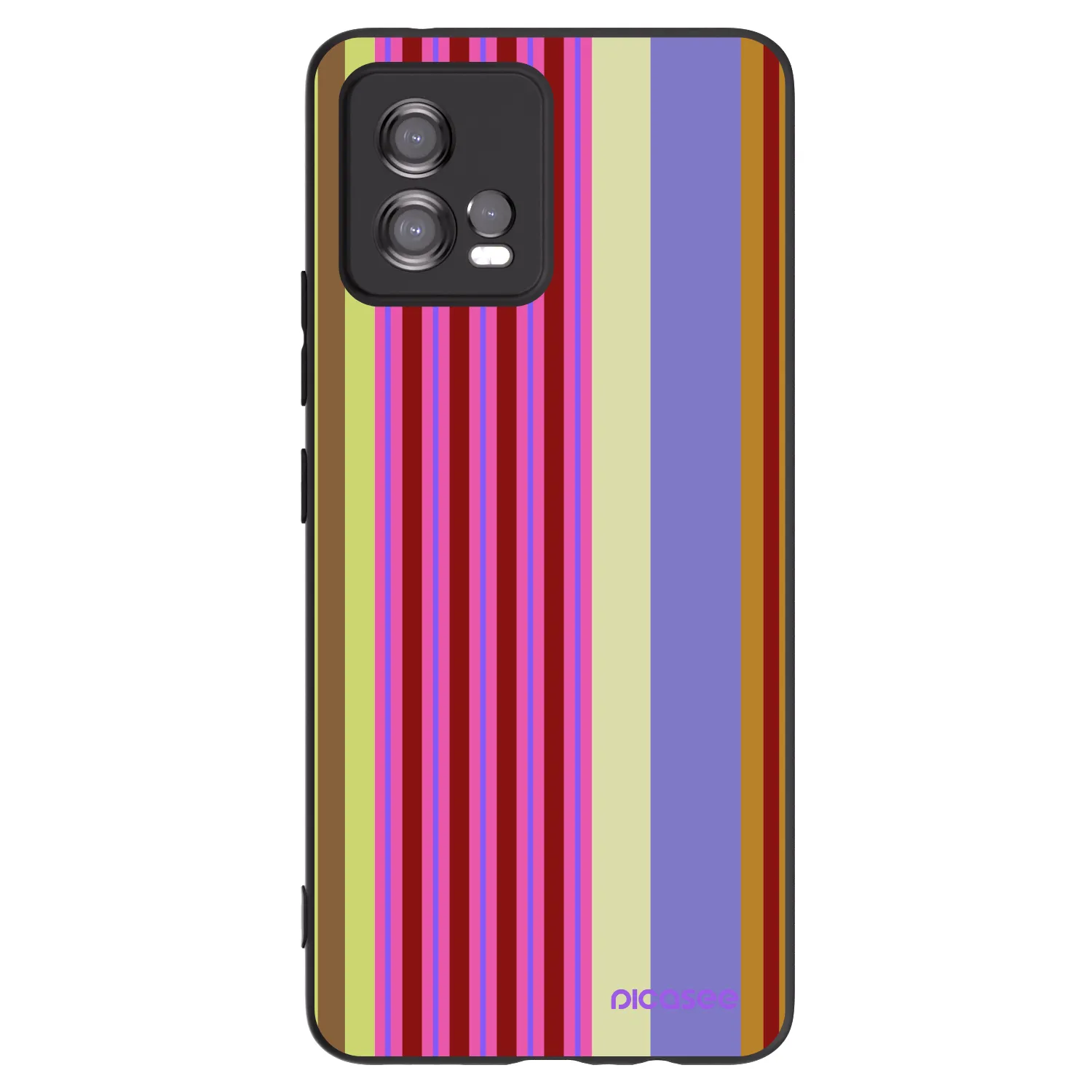 Picasee silikónový čierny obal pre Motorola Moto G72 - Late checkout