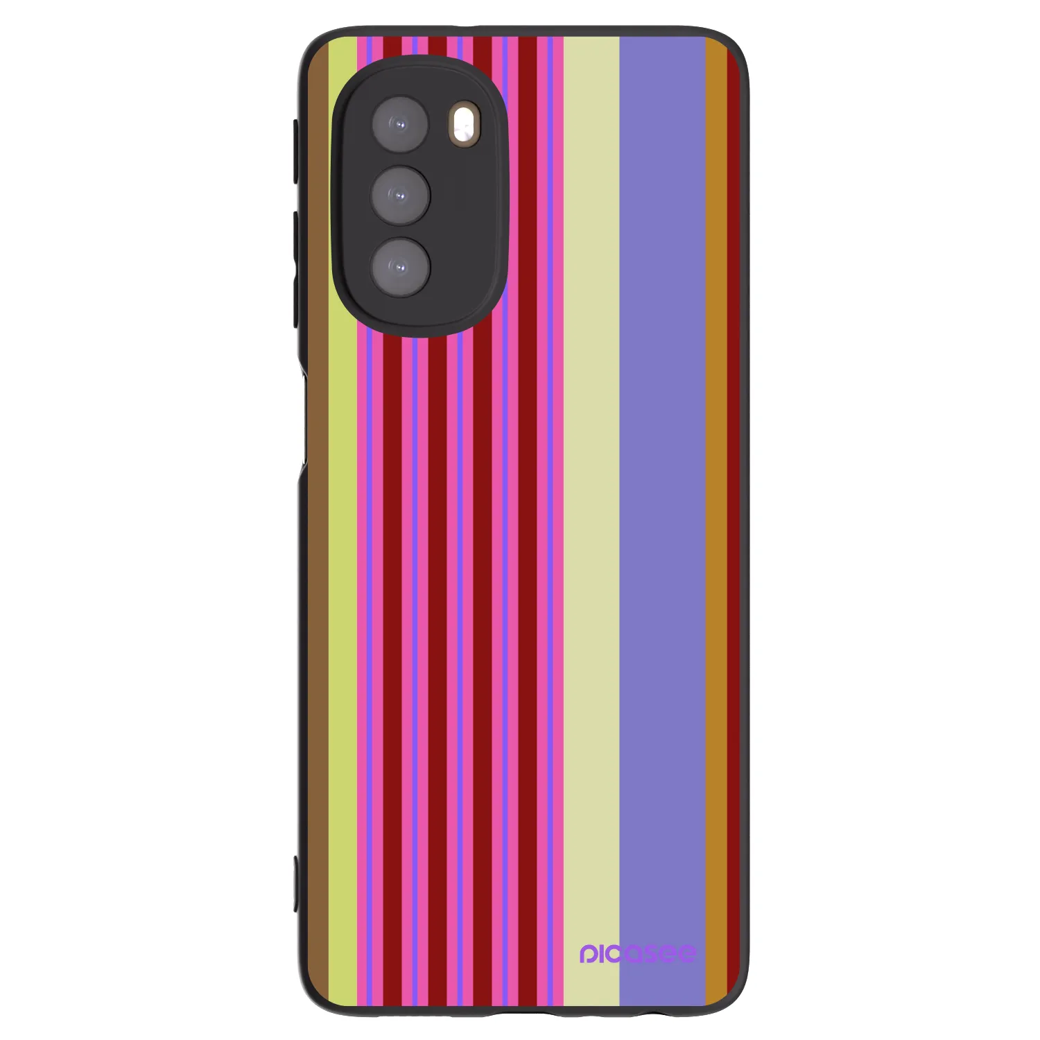 Picasee silikónový čierny obal pre Motorola Moto G51 - Late checkout