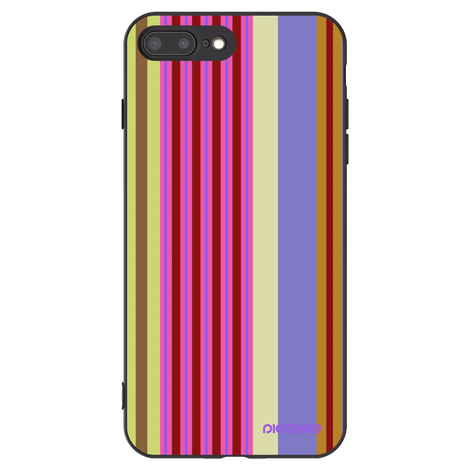 Picasee silikónový čierny obal pre Apple iPhone 8 Plus - Late checkout