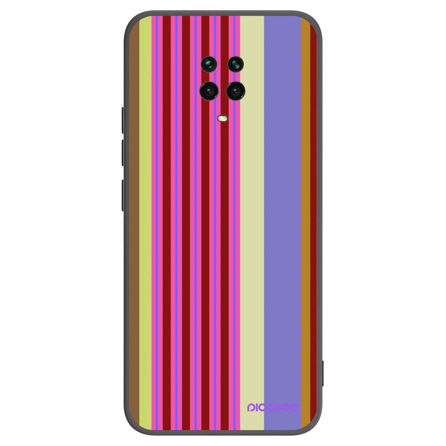 Picasee silikónový čierny obal pre Xiaomi Redmi Note 9S - Late checkout