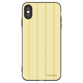 Picasee silikónový čierny obal pre Apple iPhone XS Max - Liquid sunshine