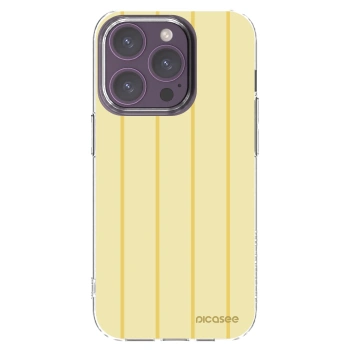 Picasee silikónový prehľadný obal pre Apple iPhone 14 Pro - Liquid sunshine