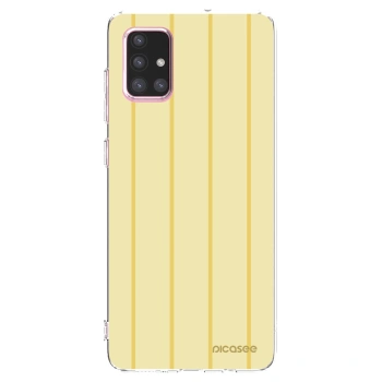 Picasee silikónový prehľadný obal pre Samsung Galaxy A71 A715F - Liquid sunshine