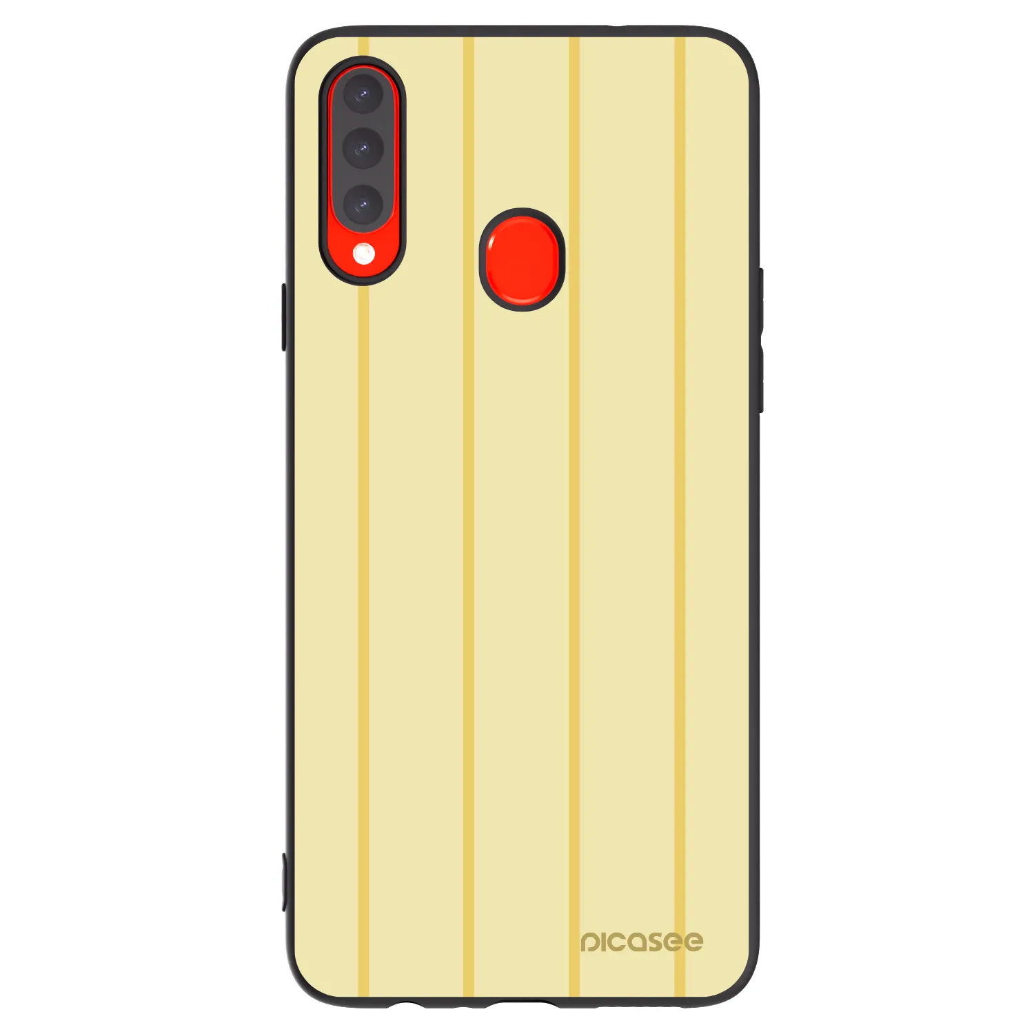 Picasee silikónový čierny obal pre Samsung Galaxy A20s - Liquid sunshine