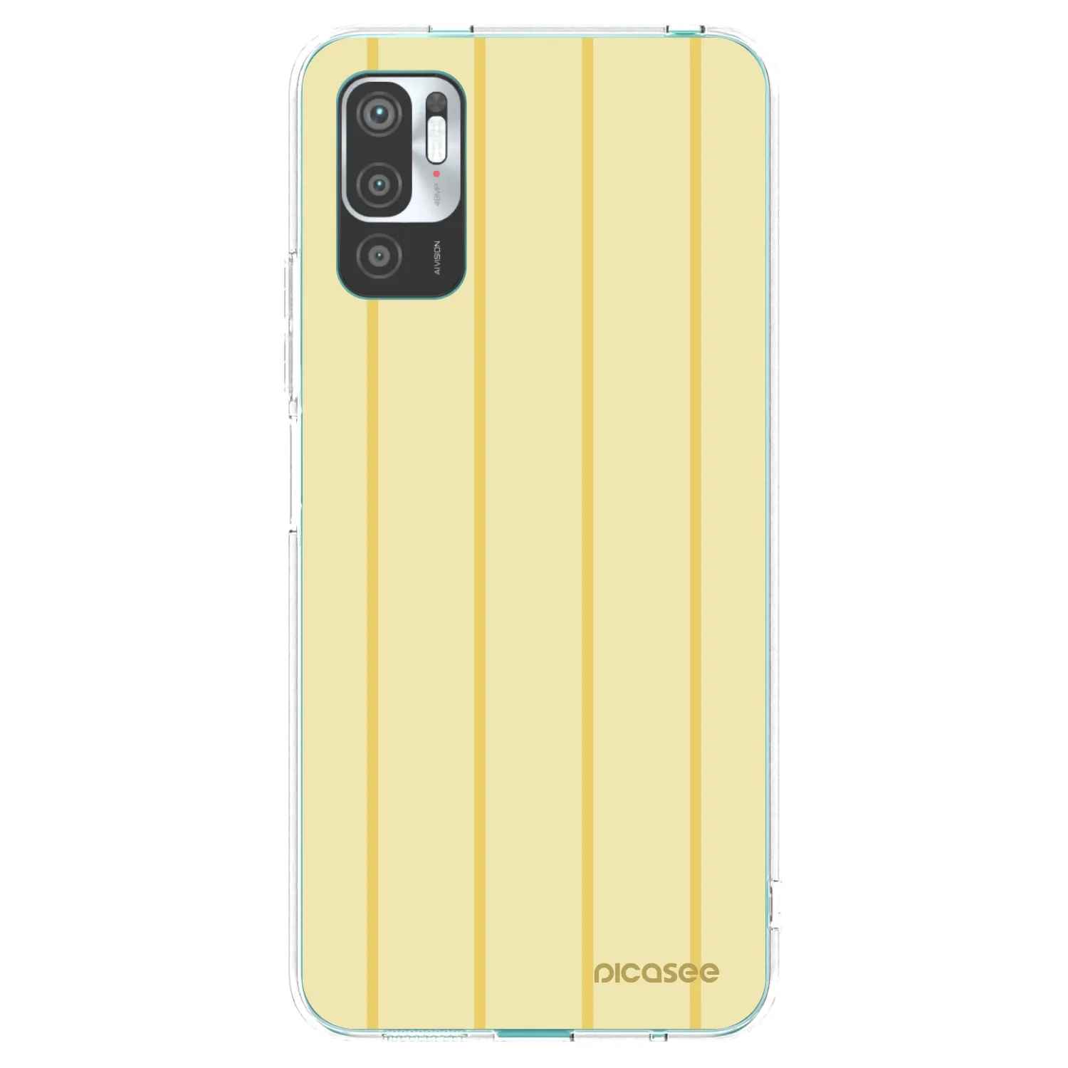 Picasee silikónový prehľadný obal pre Xiaomi Redmi Note 10 5G - Liquid sunshine