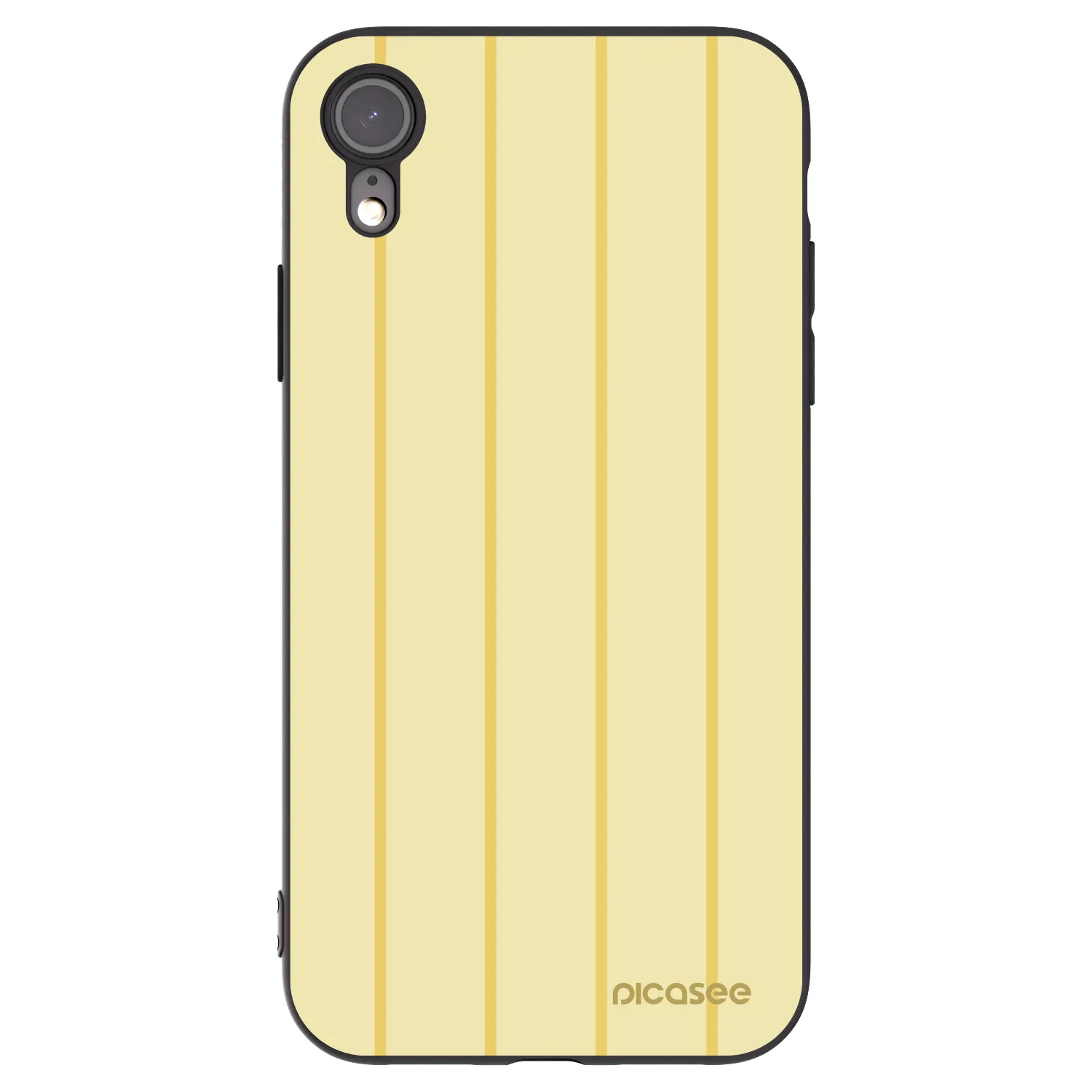 Picasee silikónový čierny obal pre Apple iPhone XR - Liquid sunshine