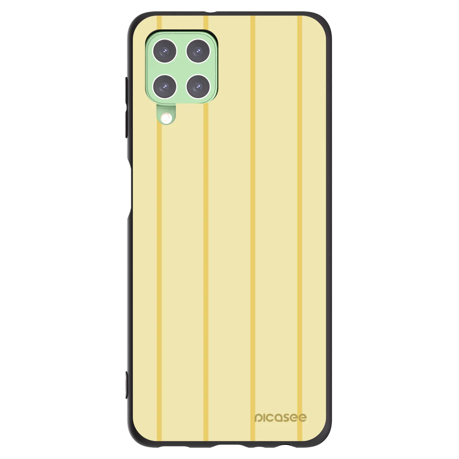 Picasee silikónový čierny obal pre Samsung Galaxy A22 A225F 4G - Liquid sunshine