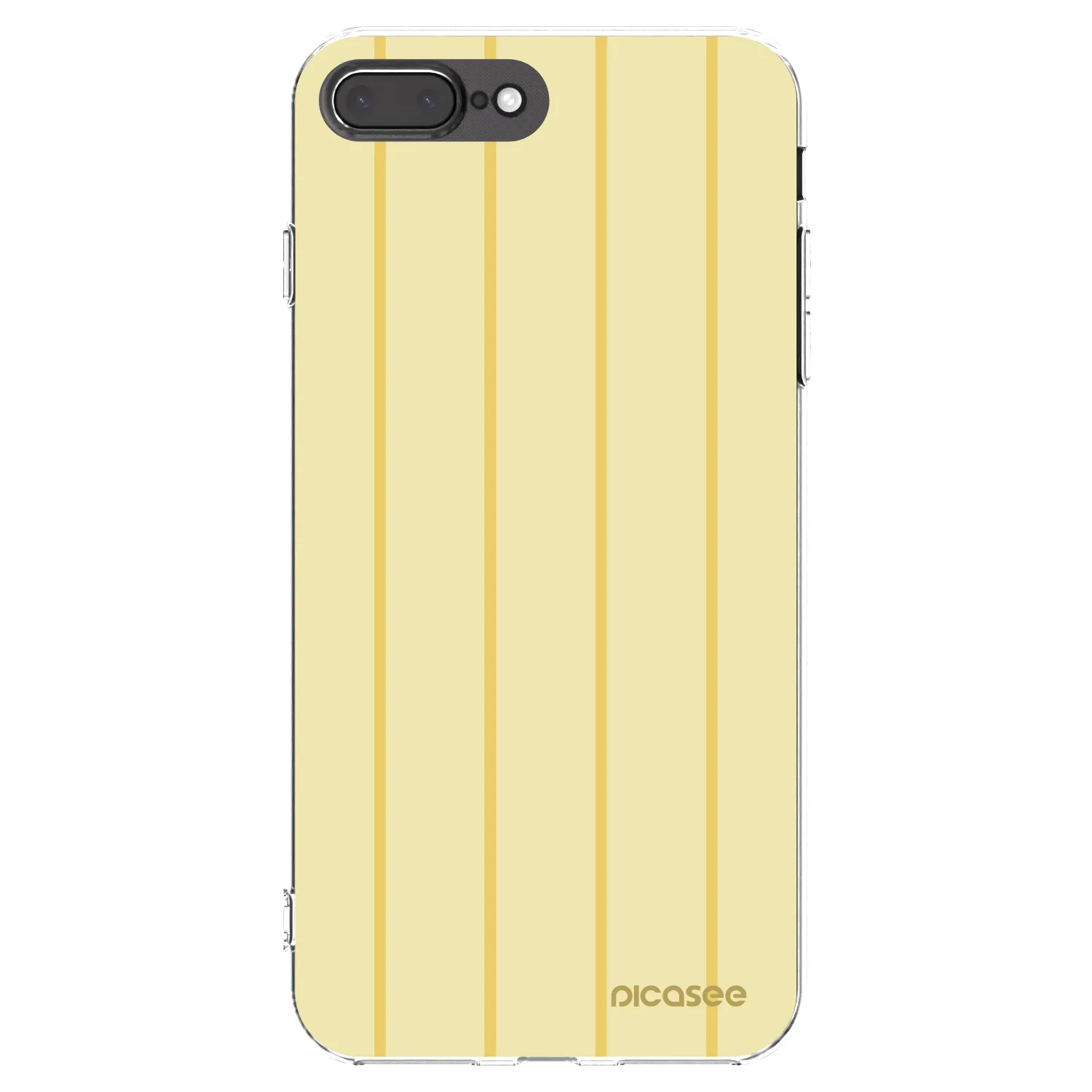 Picasee silikónový prehľadný obal pre Apple iPhone 8 Plus - Liquid sunshine