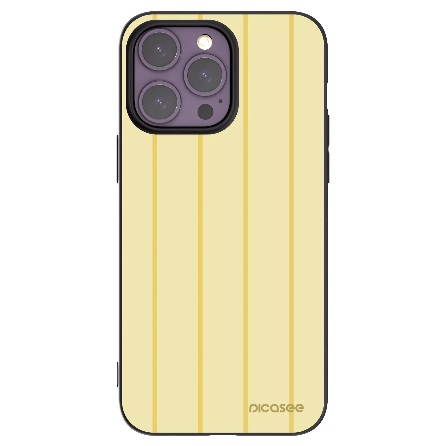 Picasee silikónový čierny obal pre Apple iPhone 14 Pro Max - Liquid sunshine