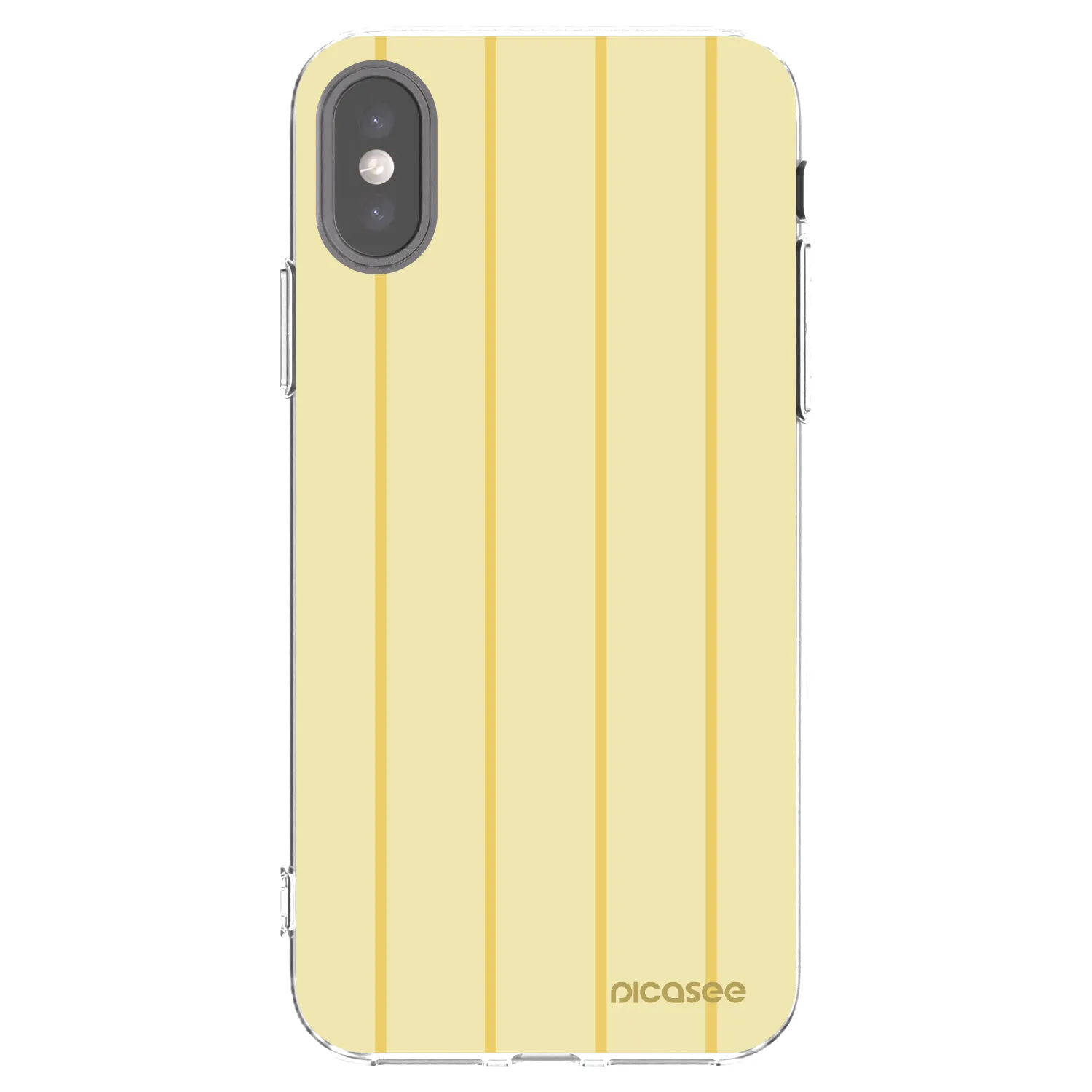 Picasee silikónový prehľadný obal pre Apple iPhone X/XS - Liquid sunshine
