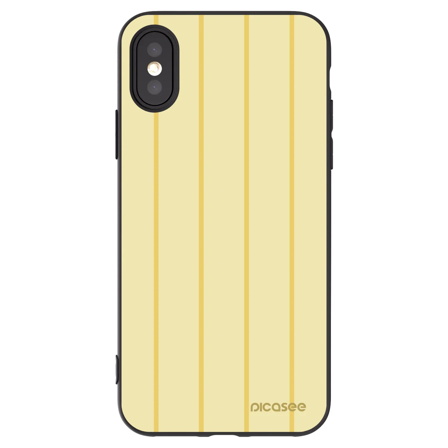 Picasee silikónový čierny obal pre Apple iPhone X/XS - Liquid sunshine