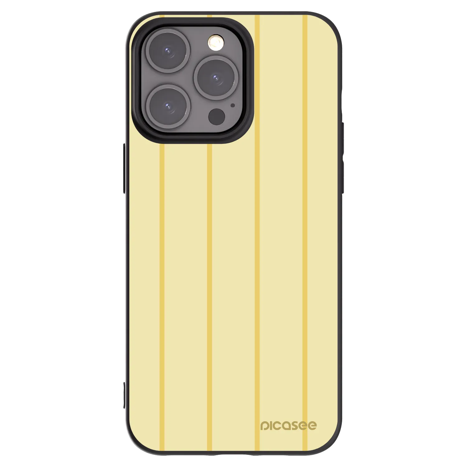 Picasee silikónový čierny obal pre Apple iPhone 15 Pro Max - Liquid sunshine