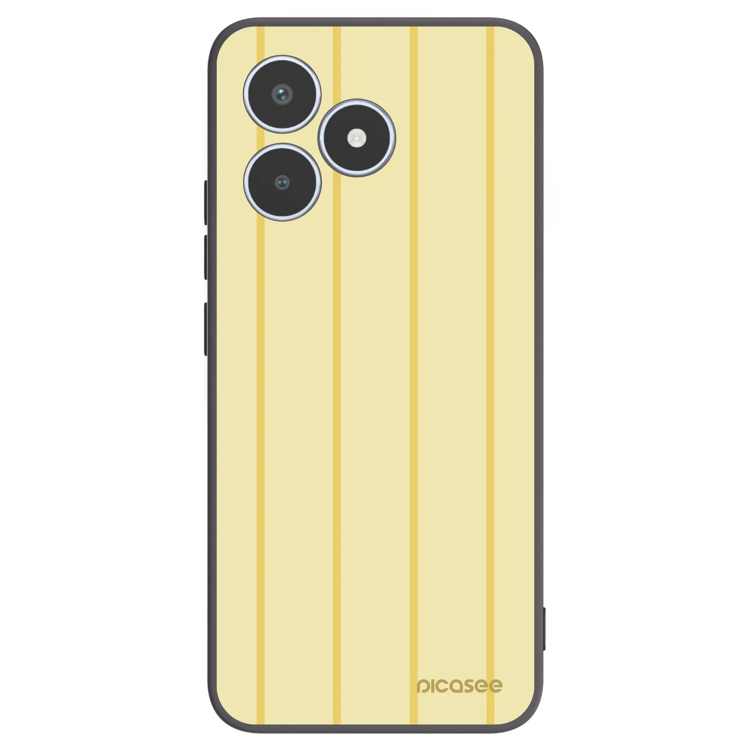 Picasee silikónový čierny obal pre Realme C53 - Liquid sunshine