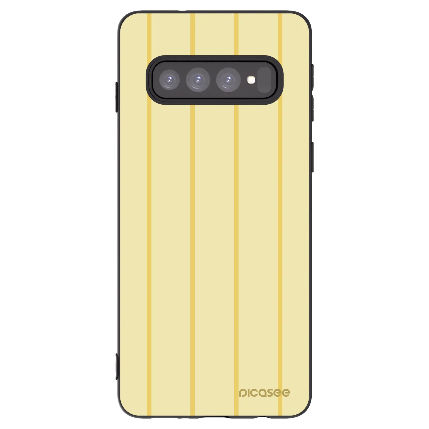 Picasee silikónový čierny obal pre Samsung Galaxy S10 G973 - Liquid sunshine
